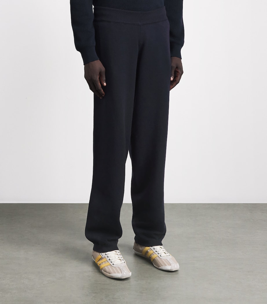 Stone Island Mens Virgin Wool-Blend Compass Sweatpants Image 4