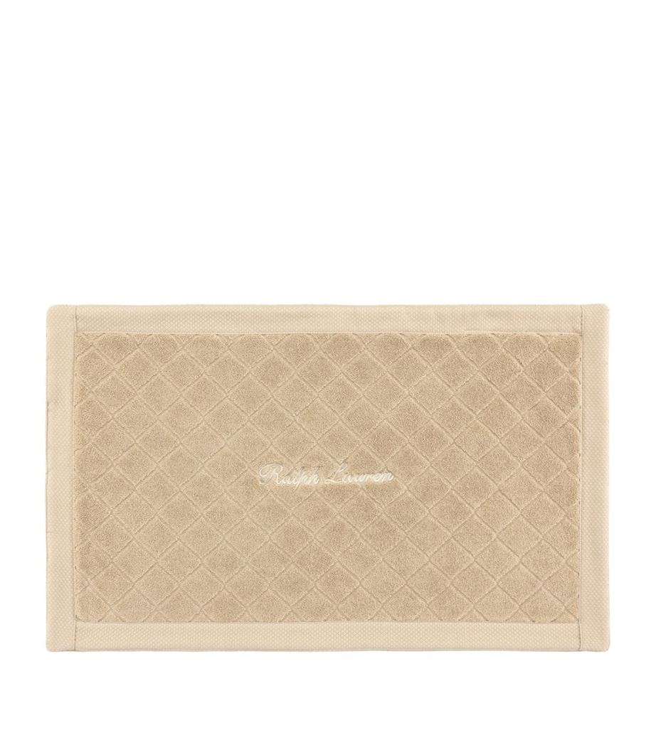 Ralph Lauren Home Avenue Bath Mat (50cm x 80cm) Beige Image 1
