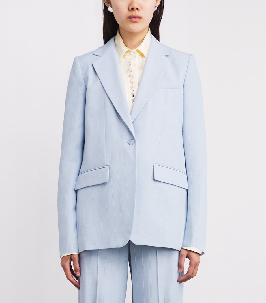 Embellished Blazer SKY BLUE Image 3
