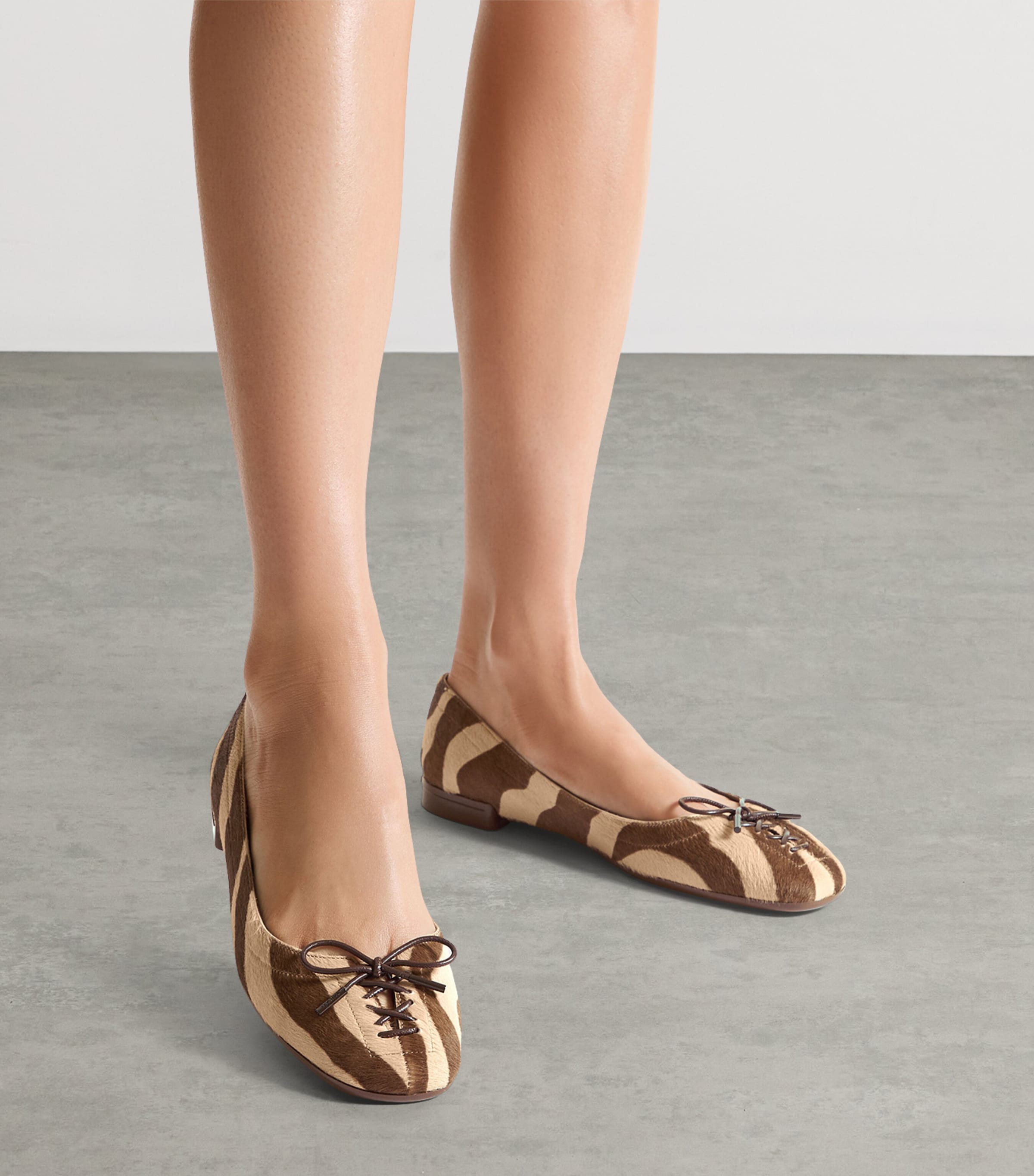 Jimmy Choo Brown Scarlett Suede Zebra Print Ballet Flats | Harrods US Jimmy Choo Brown Scarlett Suede Zebra Print Ballet Flats | Harrods US