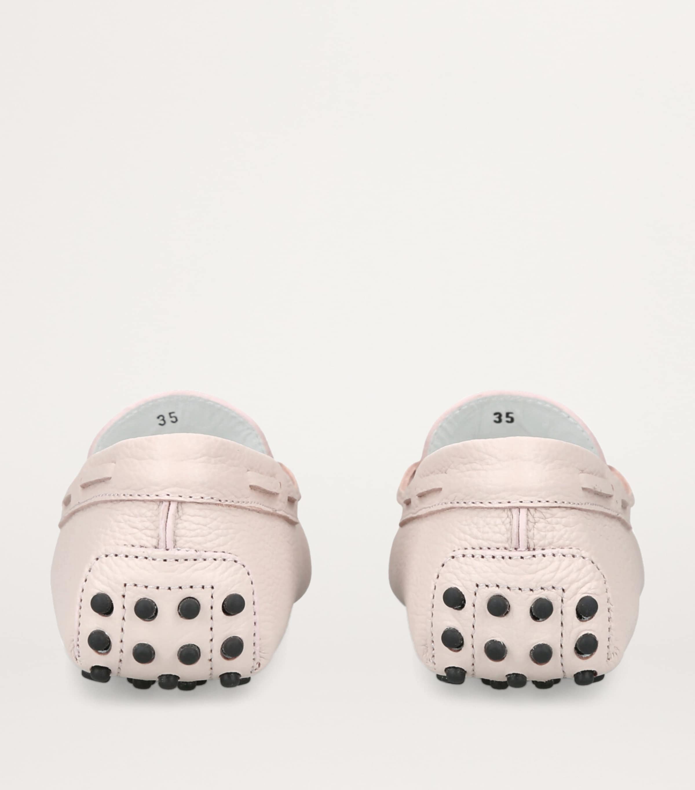 Leather Gommini Loafers PALE PINK Image 2