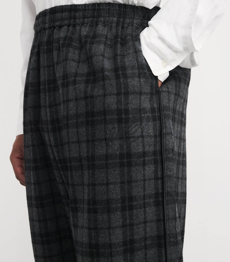 Wool-Blend Ruff Rider Trousers CHARCOAL Image 6