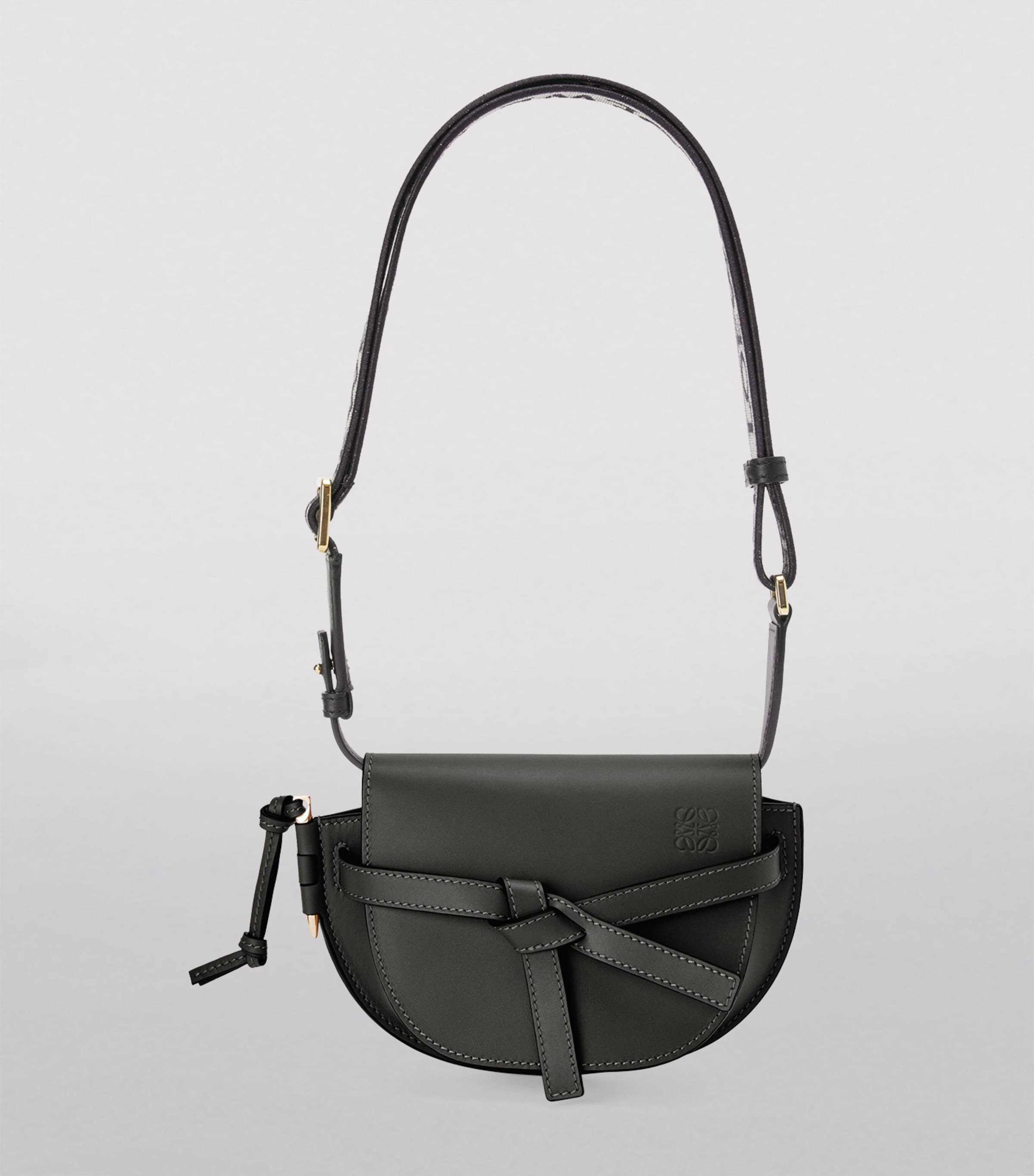 LOEWE Mini Gate Dual Bag Black Image 3
