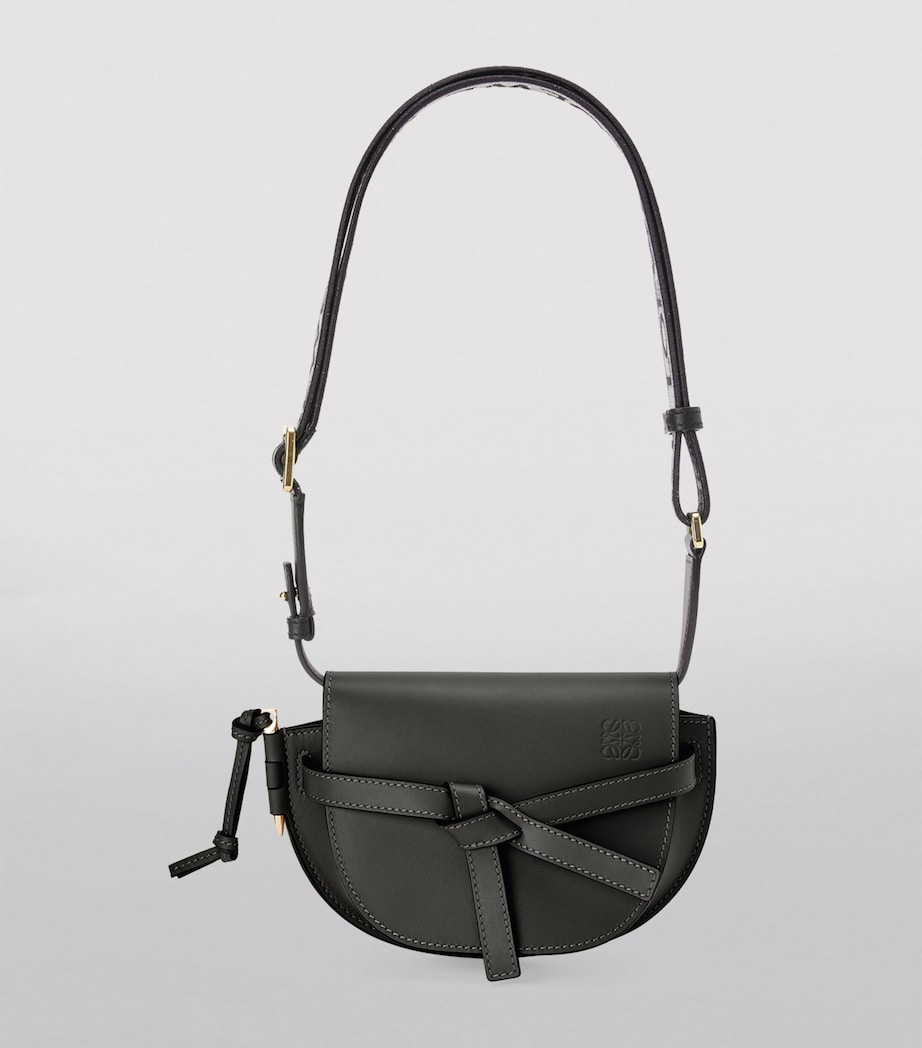 LOEWE Mini Gate Dual Bag Black Image 3