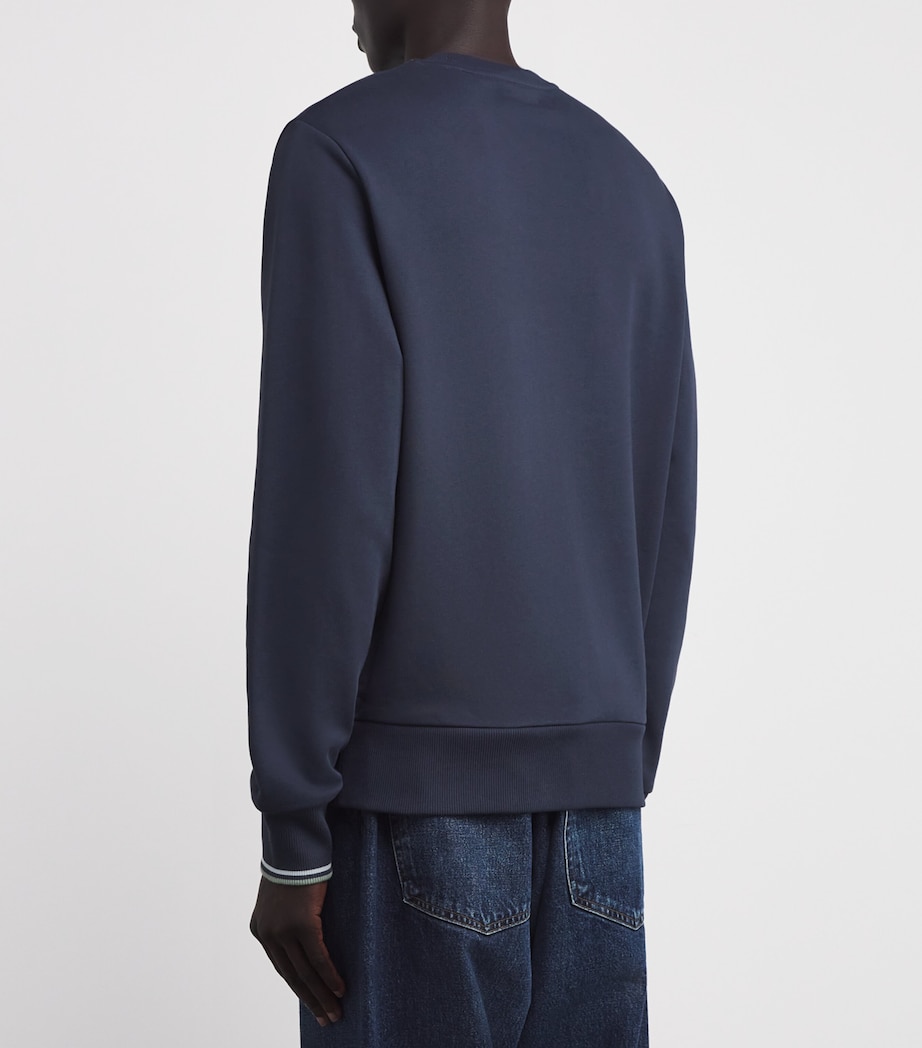 Cotton Logo Swetshirt Z47-DRKAIRF/LIC/BAYL Image 4