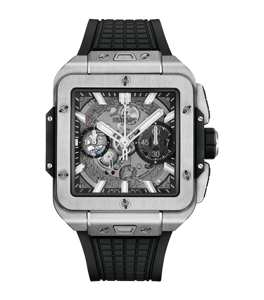Titanium Square Bang Unico Watch 42mm BLACK Image 1