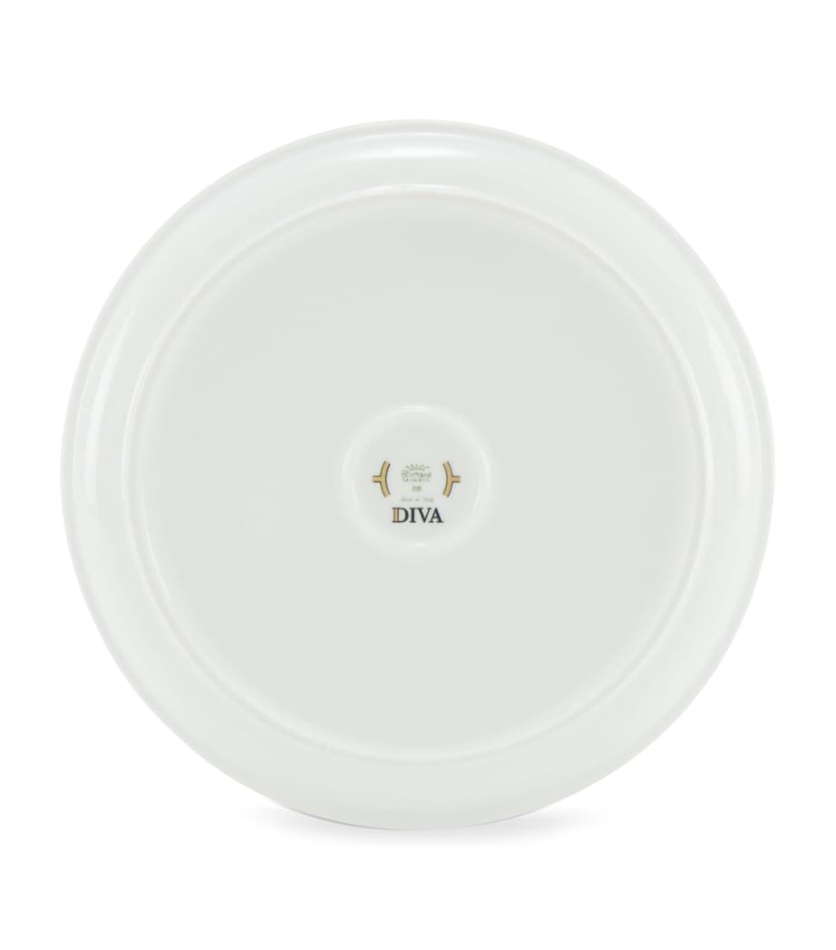 GINORI 1735 Porcelain Colonna Diva Giallo Fruit Holder (24cm) Image 2