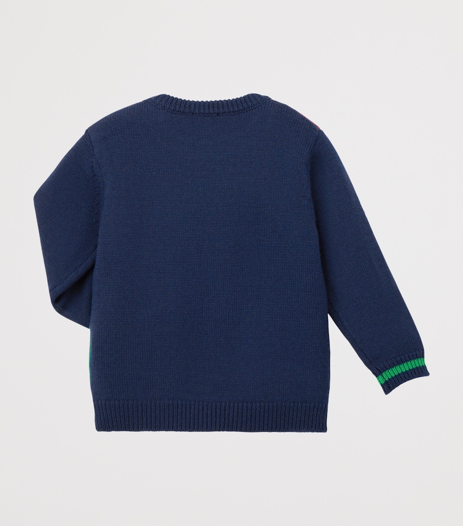 Wool-Blend Colour-Block Sweater (2-4 Years) 87 Image 2