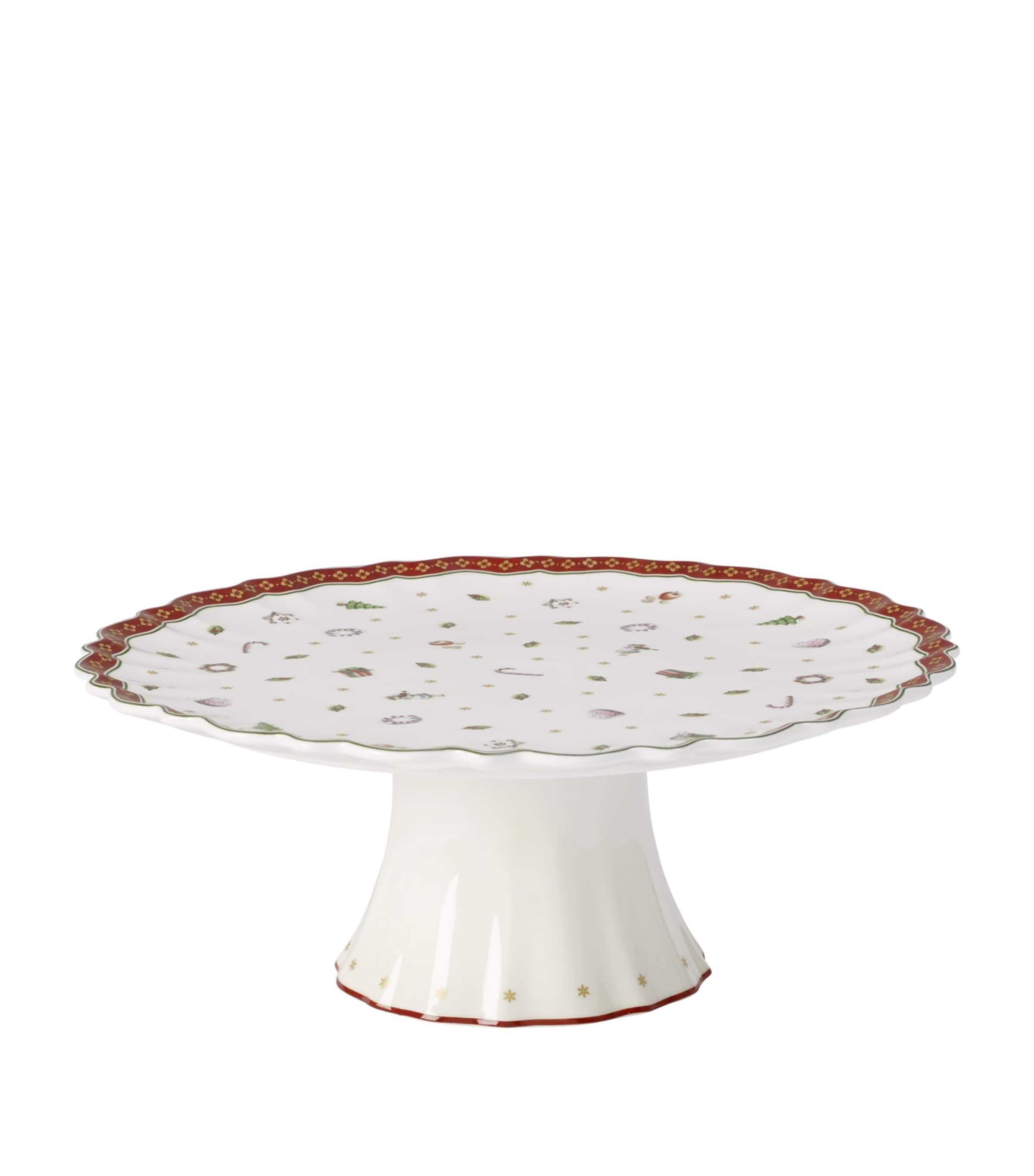 Villeroy & Boch Porcelain Toy's Delight Cake Stand In White