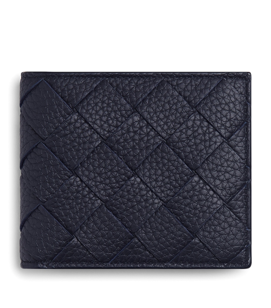 Leather Intrecciato Bifold Wallet 4182 Image 1