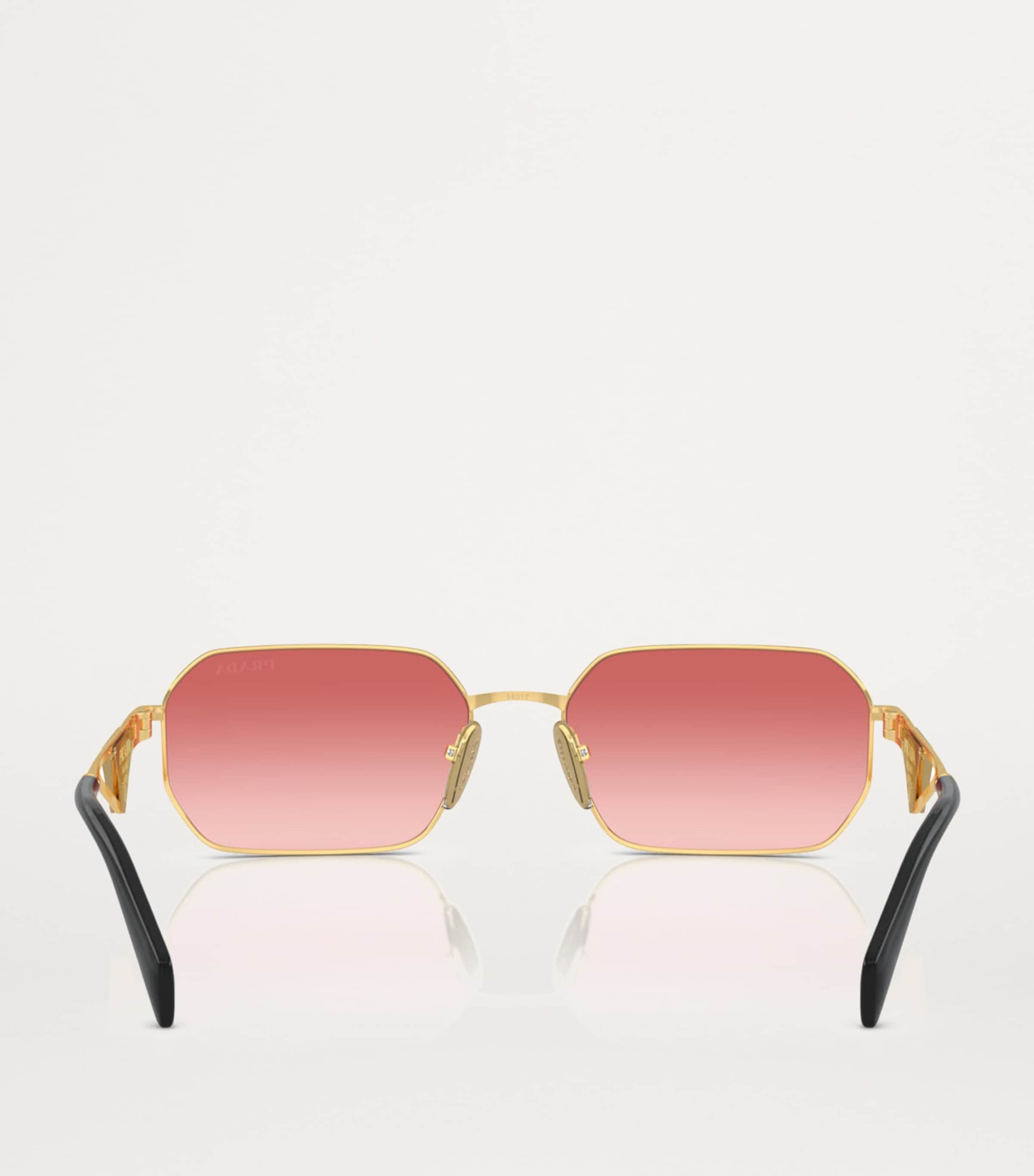 Prada Metal Rectangular Sunglasses Image 4