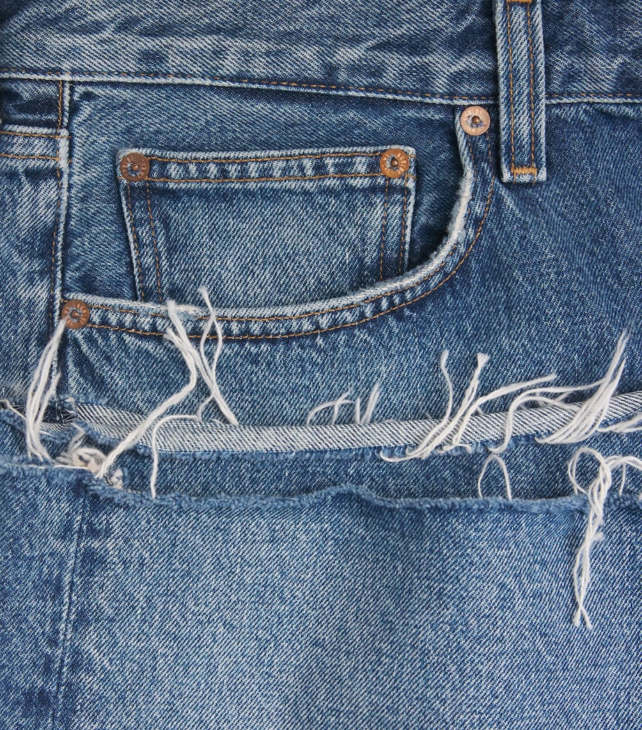 AGOLDE Mens Denim Anson Shorts Guide Worn Md Rang Image 6