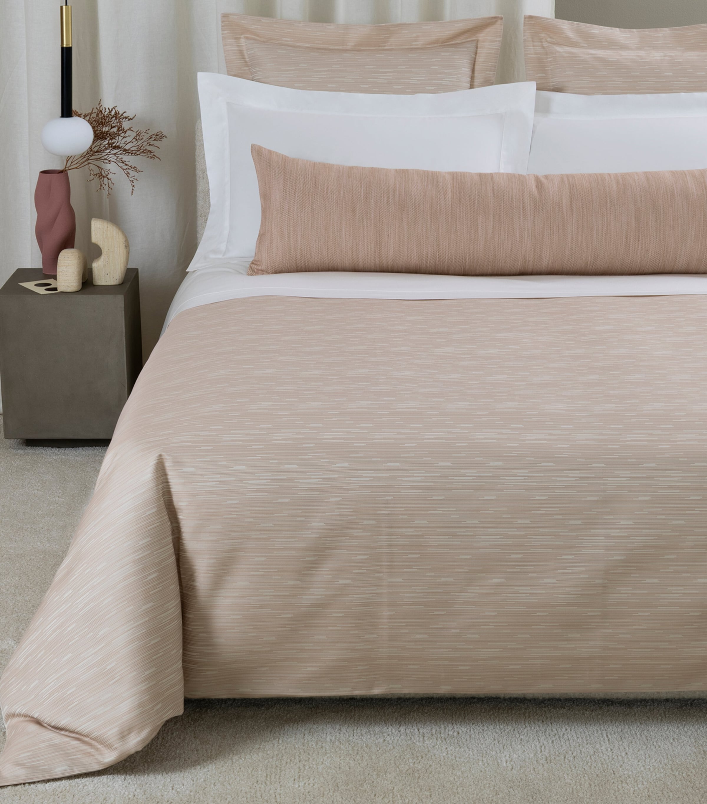Frette Lounge Decorative Cushion (40cm x 140cm) Misty Blush Image 3