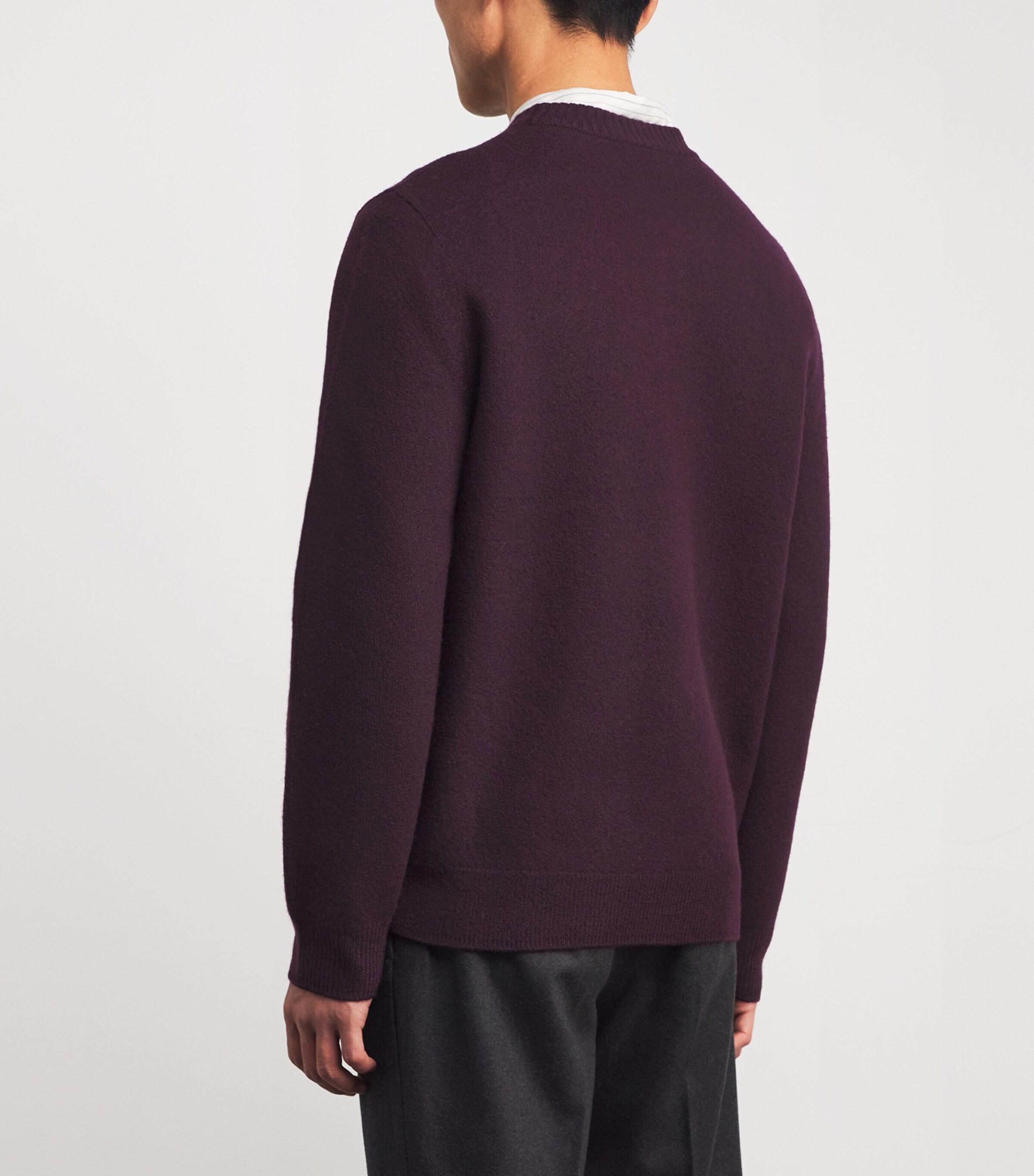 Wool Jay Logo Sweater GAC BURGUNDY Image 4