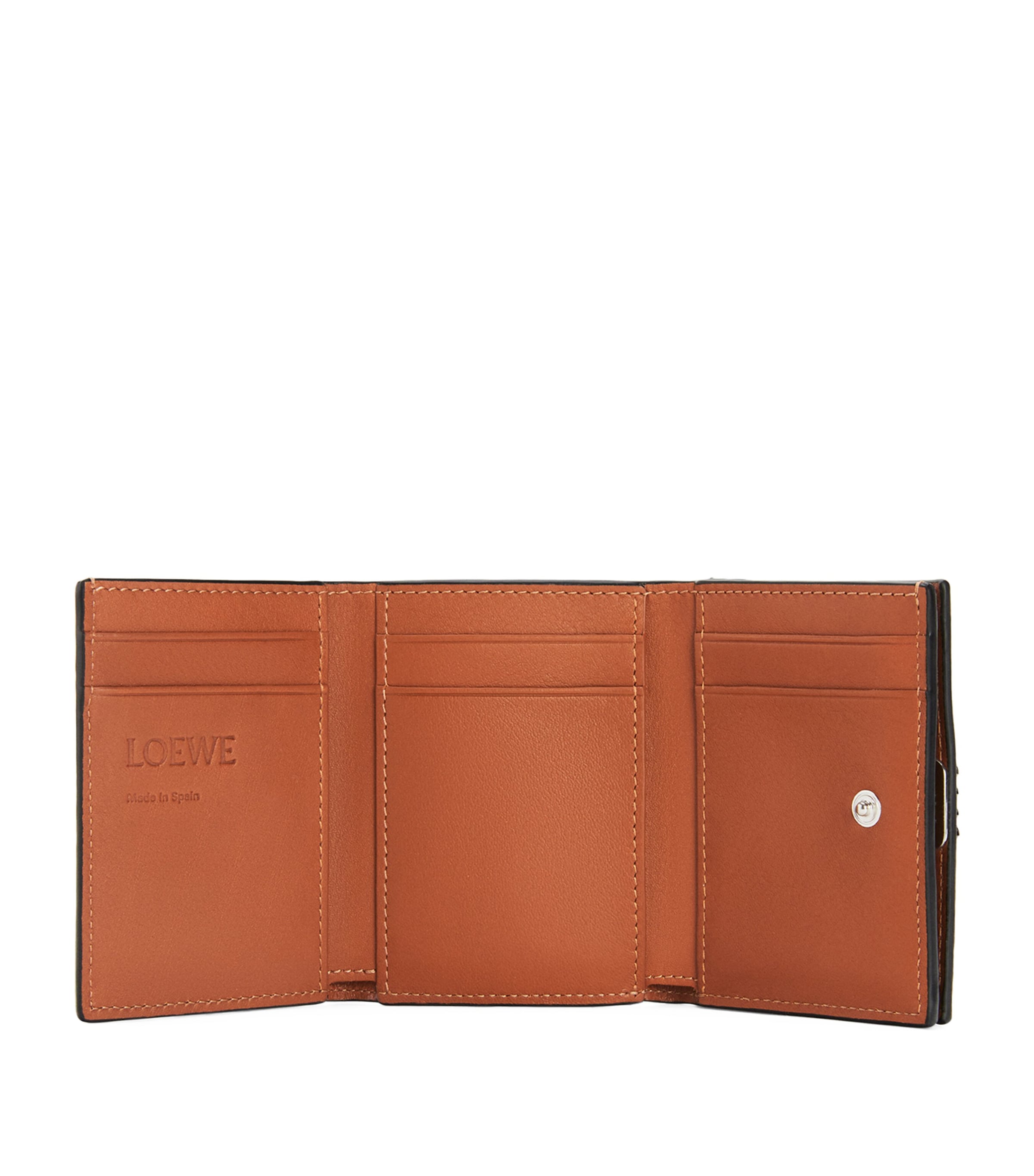 LOEWE Leather Anagram Trifold Wallet | Harrods US LOEWE Leather Anagram Trifold Wallet | Harrods US