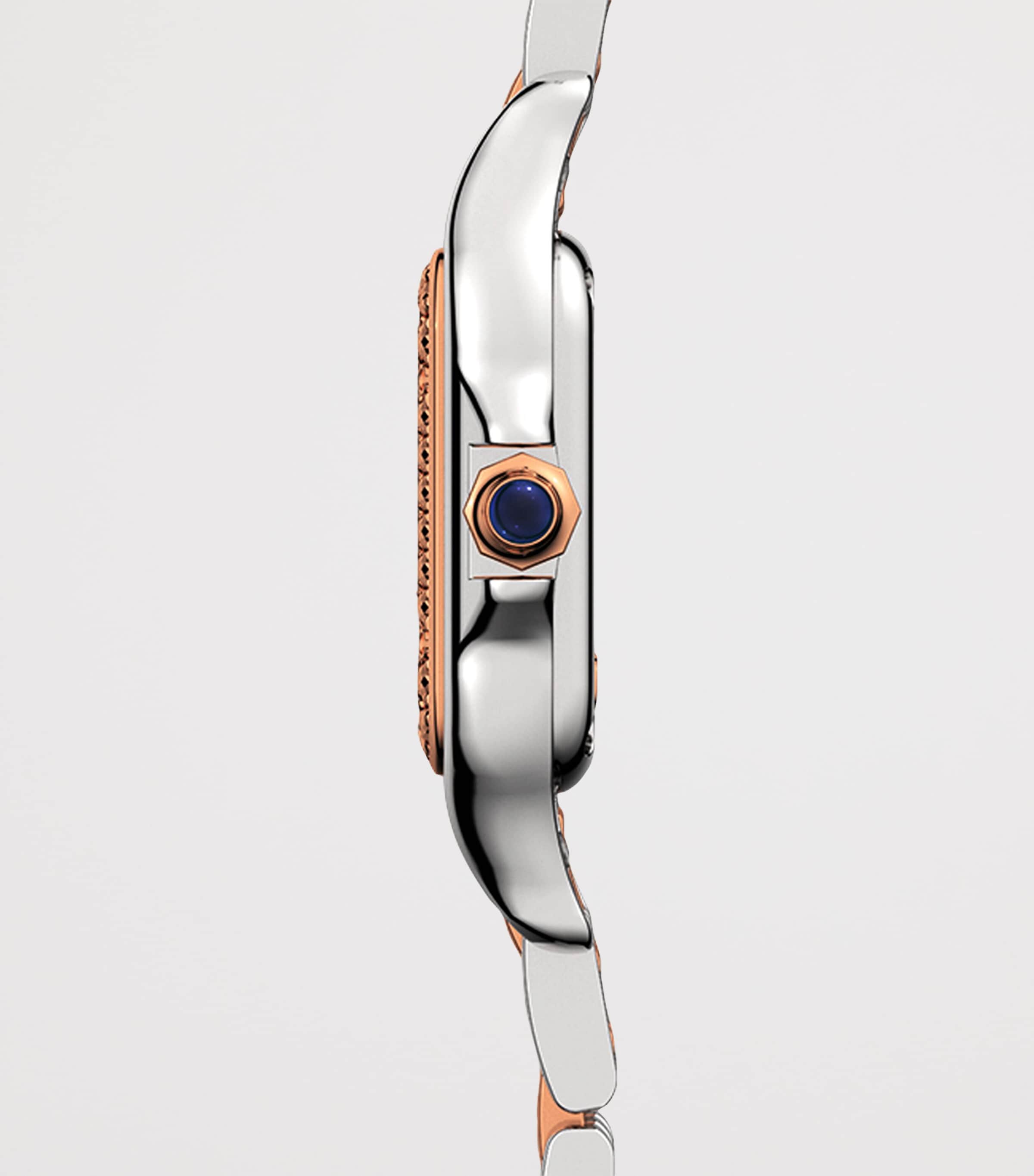 Small Rose Gold and Diamond Panthère de Cartier Watch 20mm SILVER Image 5
