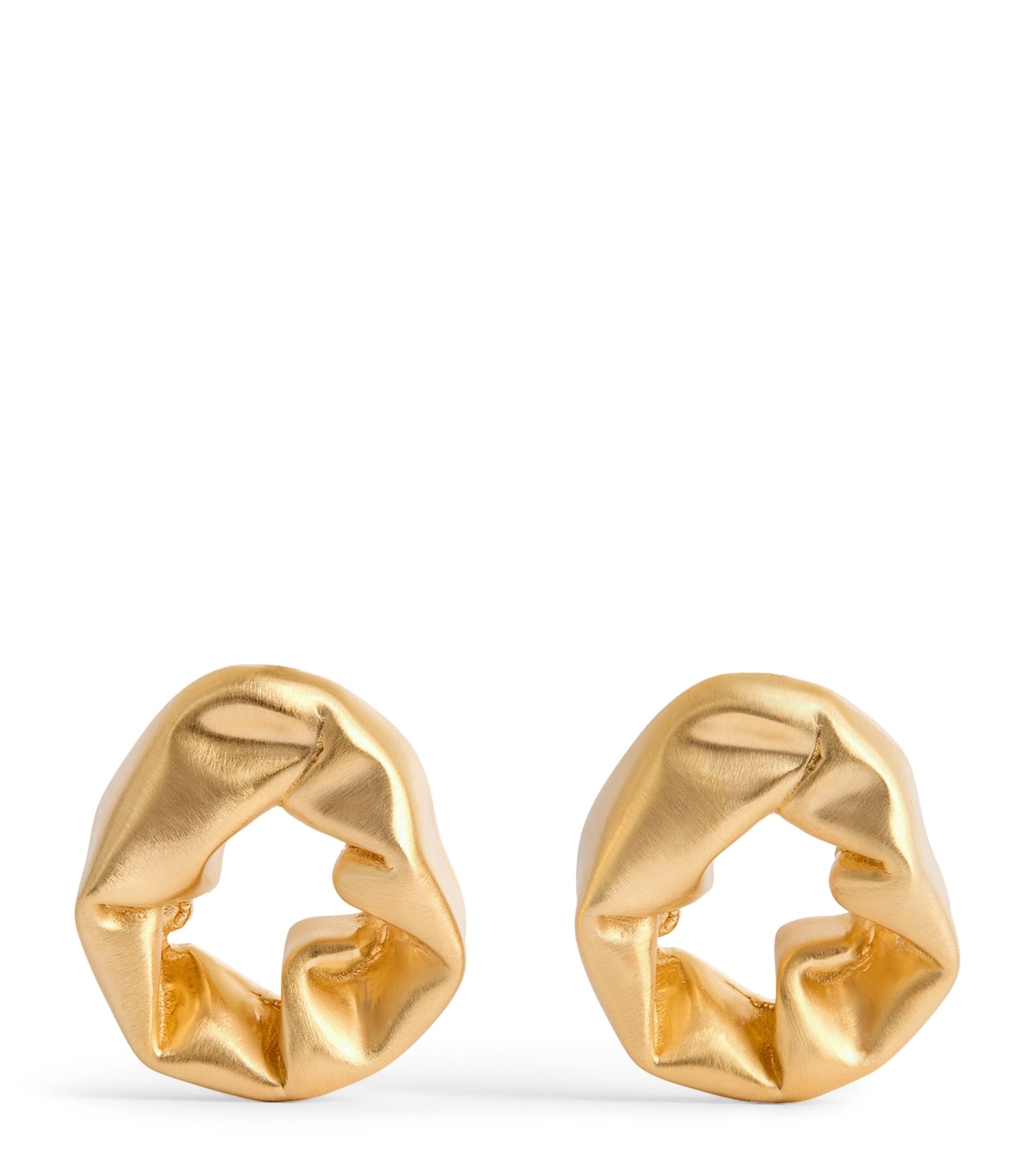 Completedworks Gold-plated Scrunch Earrings