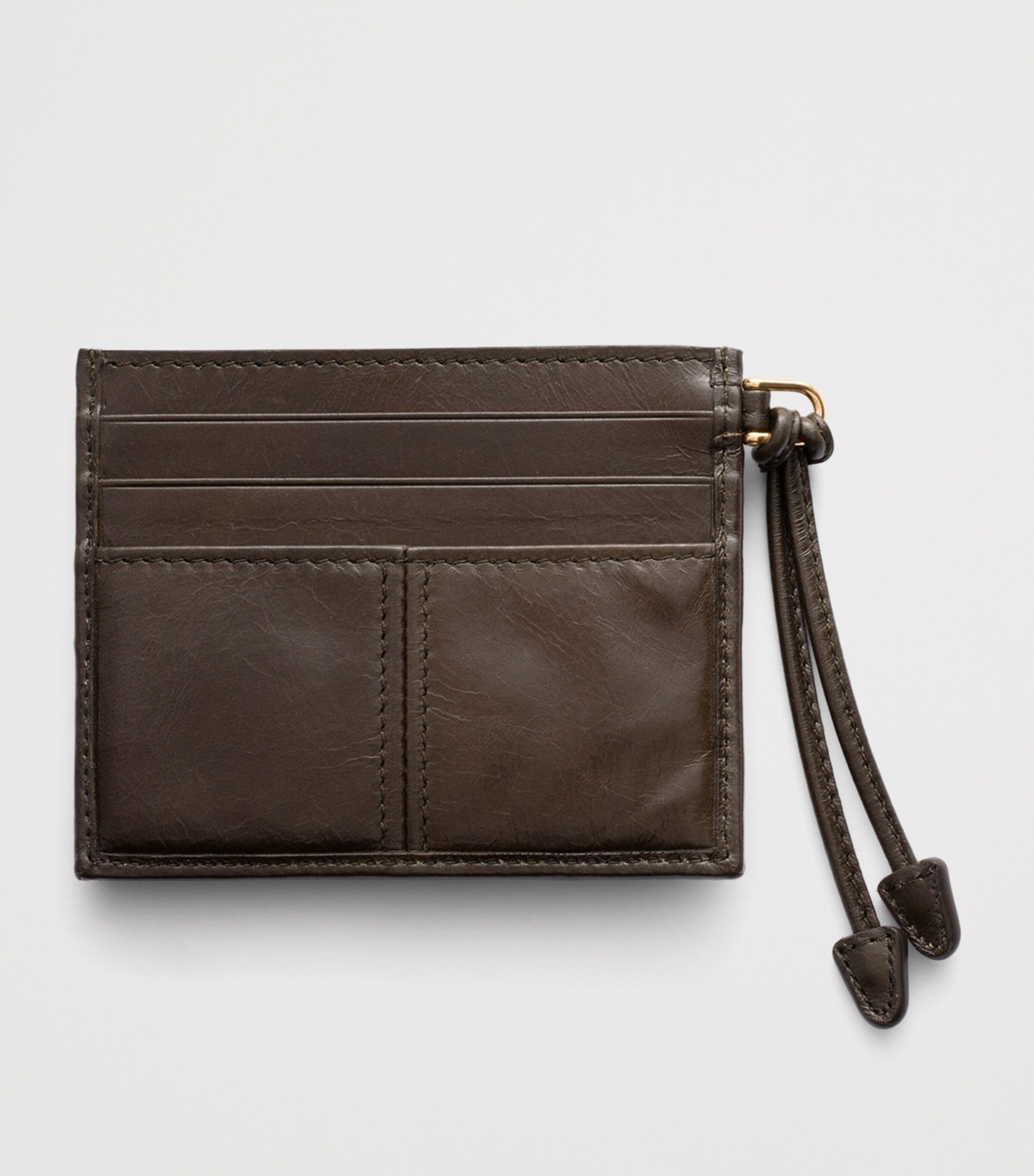 Prada Leather Card Holder Green Image 3