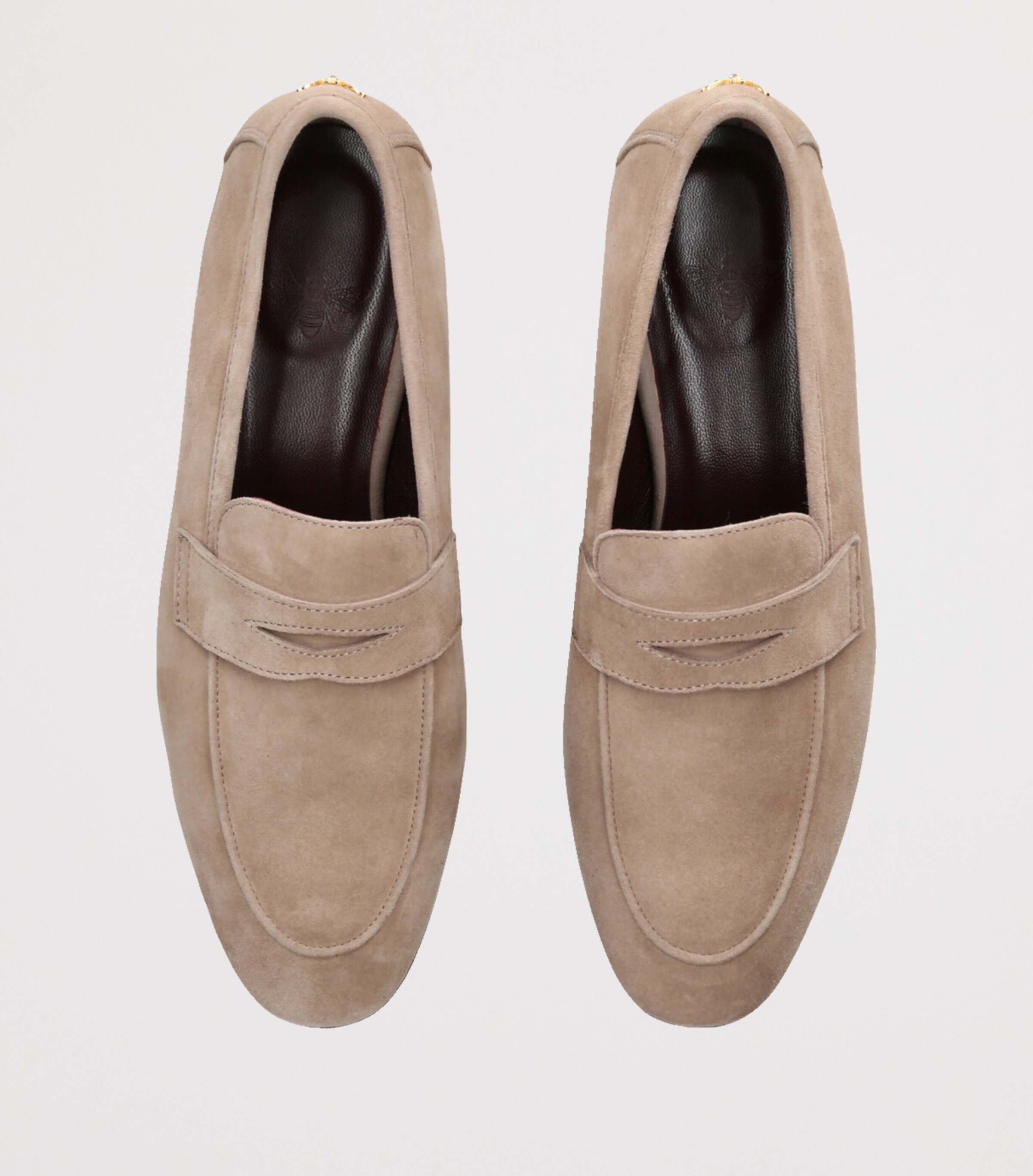 Bougeotte Suede Flaneur Loafers Camel Image 4