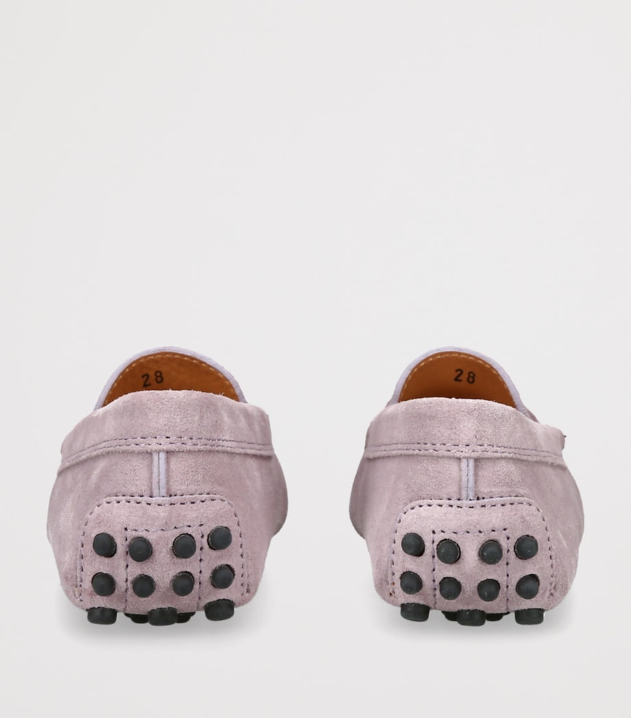 Tod's Suede Gommino Driving Shoes Pink Image 2