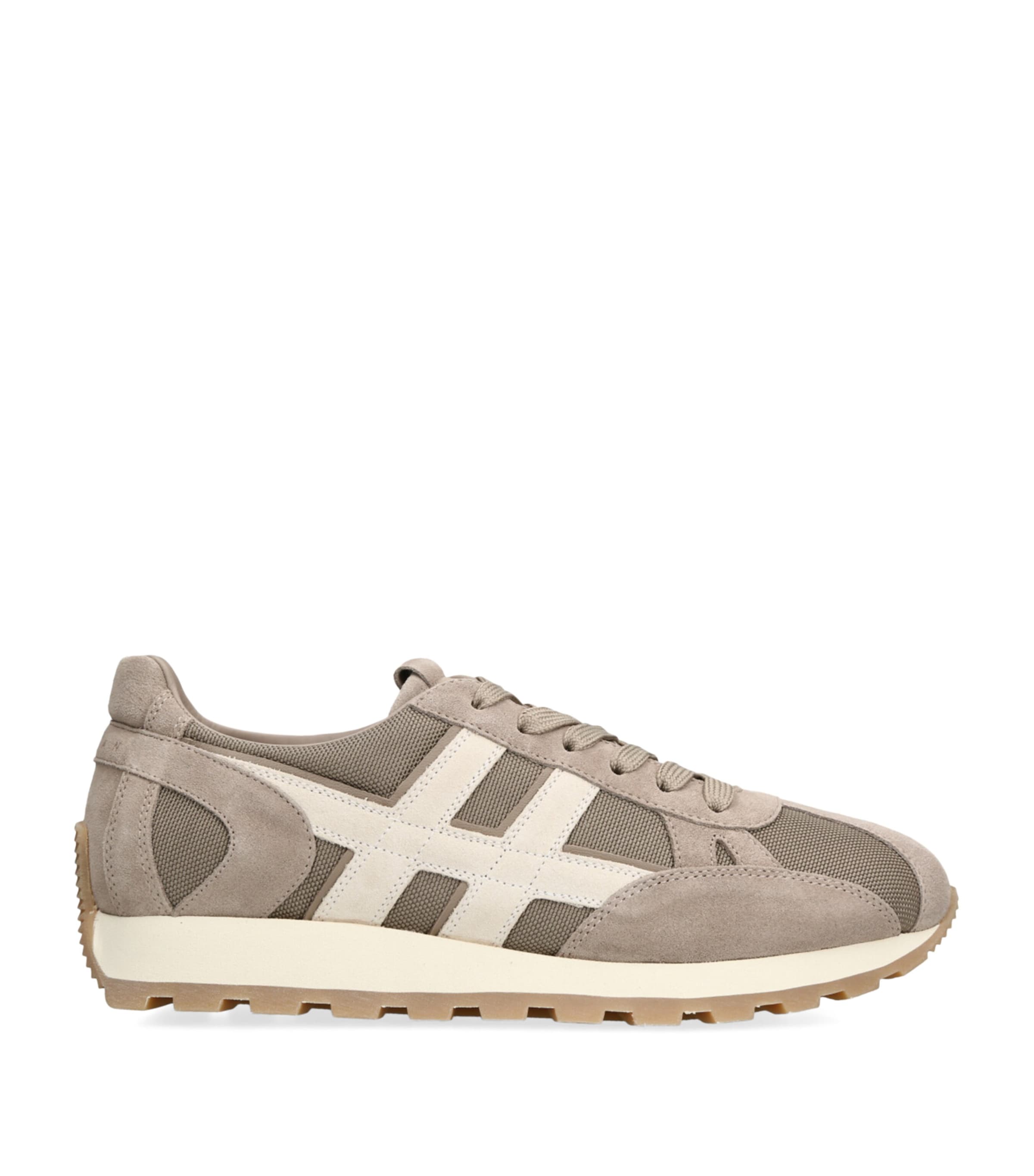Hogan Suede H671 Allacciato Sneakers | Men Shoes | Trainers | Low-Top Trainers | Designers | Hogan