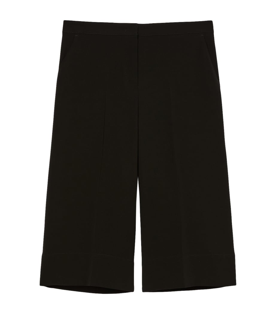 Marina Rinaldi Womens Tailored Bermuda Shorts Black Image 1