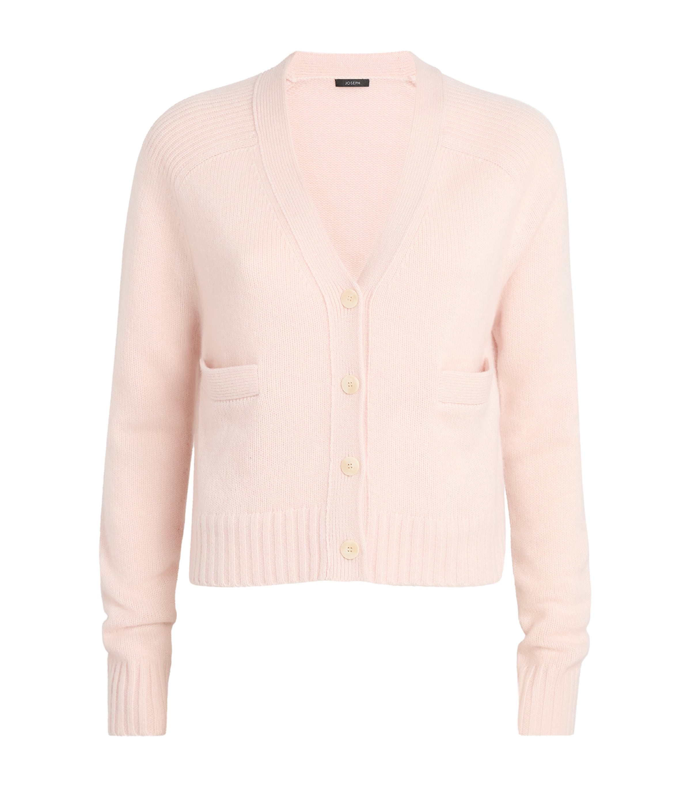 Joseph Womens Rose Open Relaxed-fit Cashmere Cardigan Xxs In Pink
