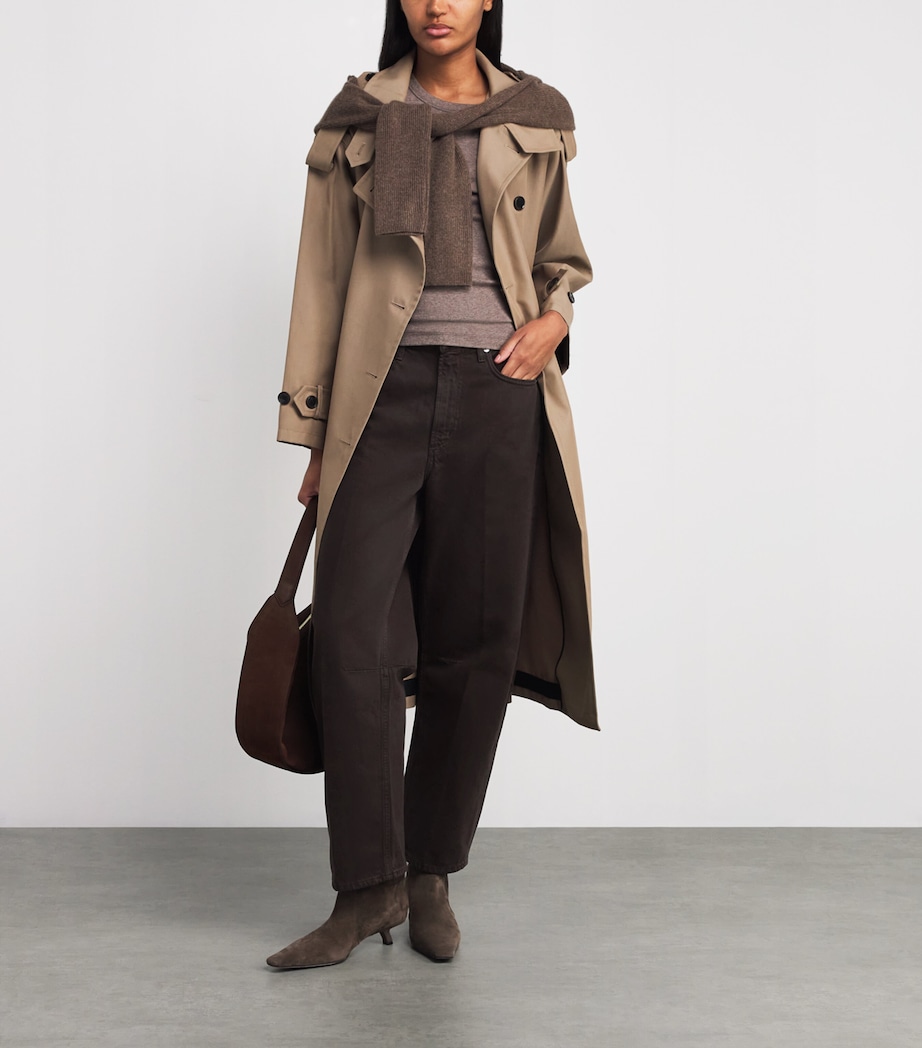 Miro Mid-Rise Relaxed Jeans CAROB (DK BROWN) Image 2