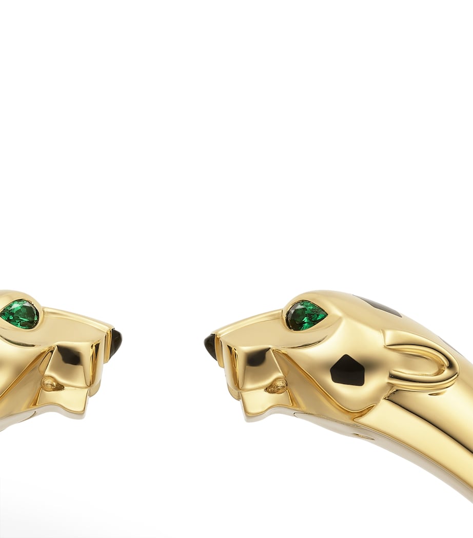 Yellow Gold, Tsavorite Garnet and Onyx Panthère de Cartier Bangle YELLOW GOLD Image 5