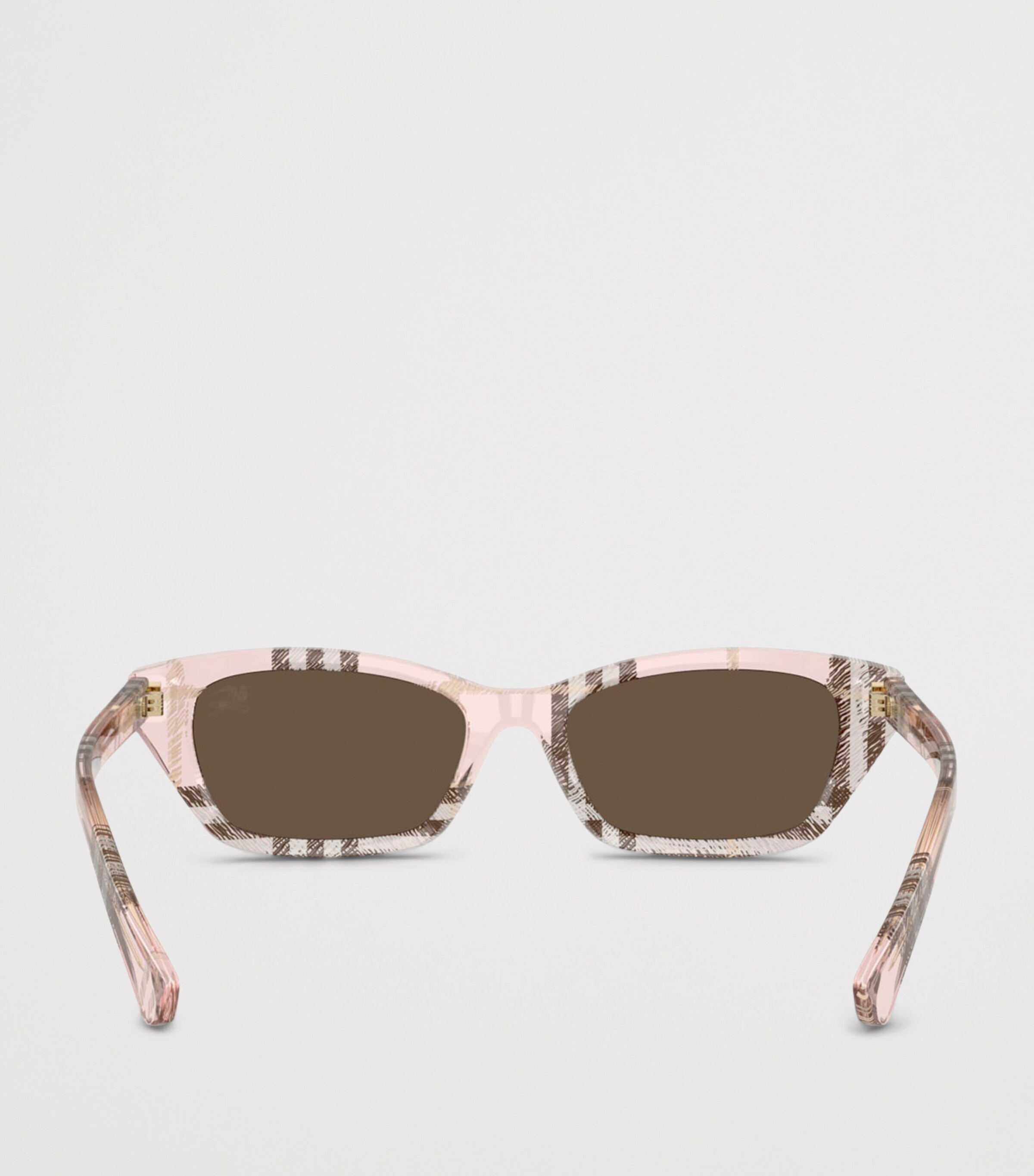 Burberry Acetate BE4488 Rectangle Sunglasses Pink Image 4