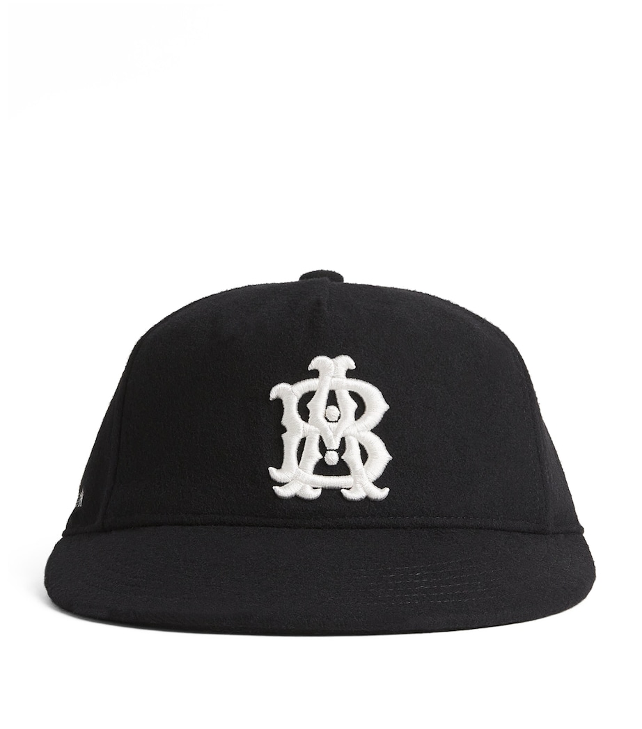 Wool-Blend Monogram Cap BLACK/ECRU Image 1