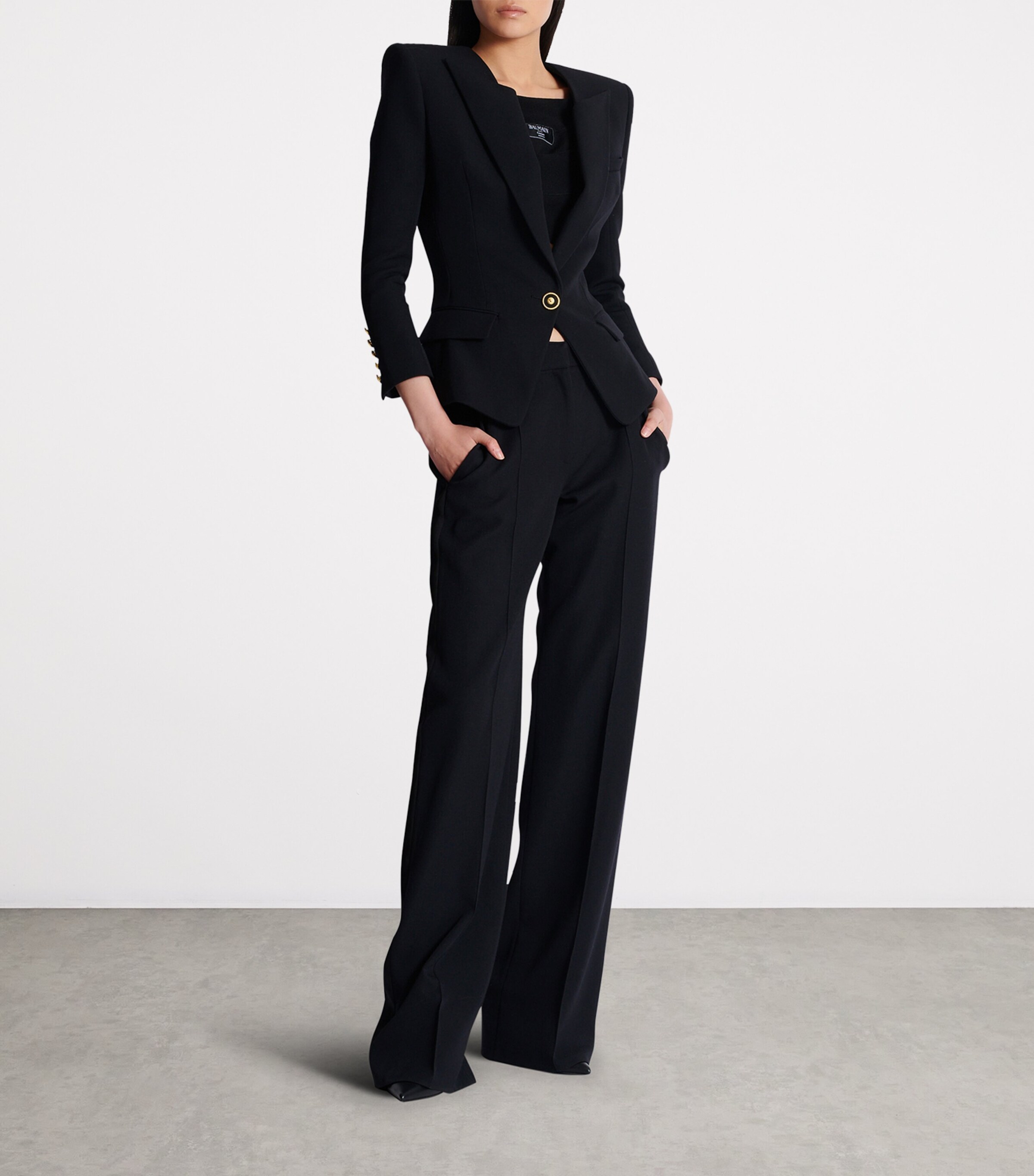 Virgin Wool Blazer 0PA NOIR Image 6