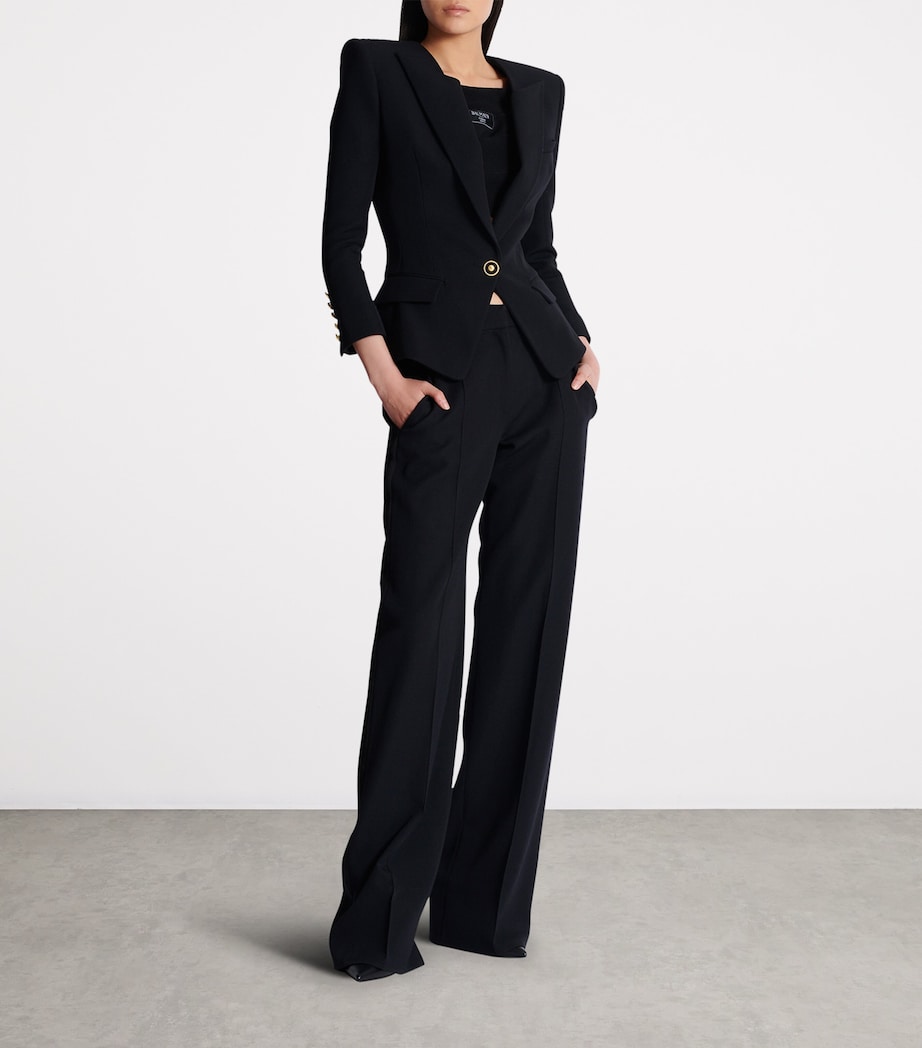 Virgin Wool Blazer 0PA NOIR Image 6