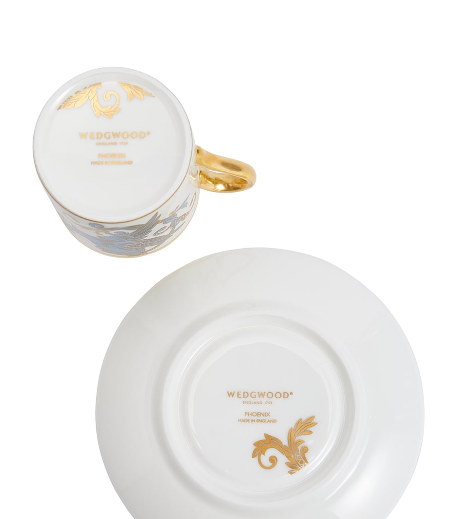 Phoenix Coffee Cup and Saucer MULTI Image 5