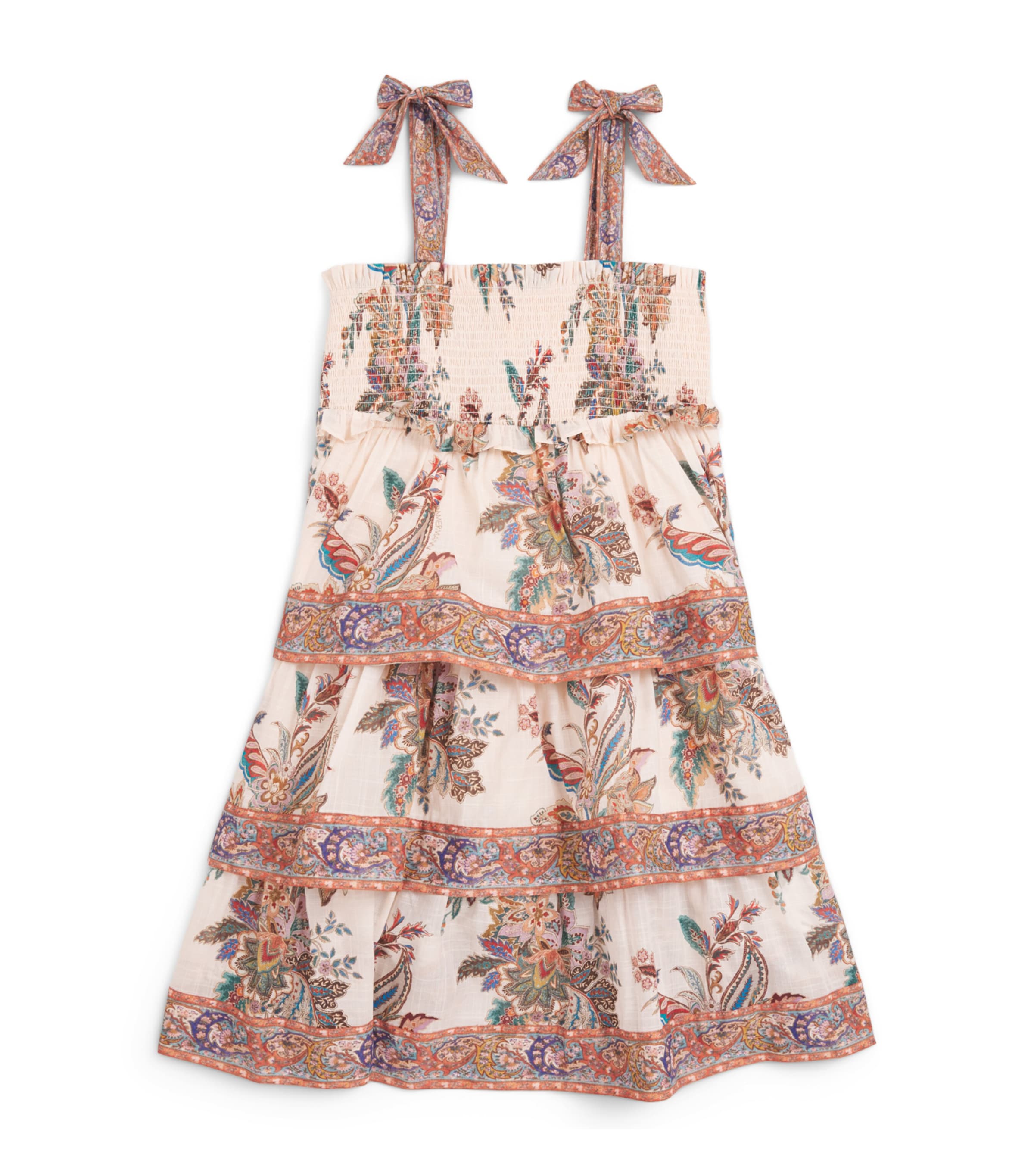 Cotton Rhiannon Tiered Dress (2-12 Years) SPLICED Image 1