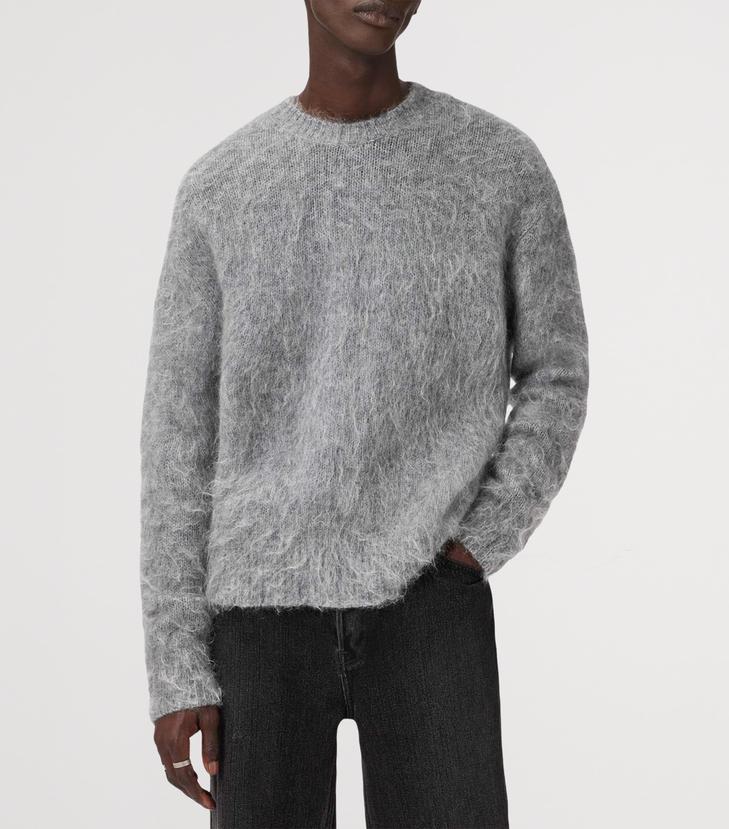 Oversized Brushed Coby Sweater GREY MARL Image 5