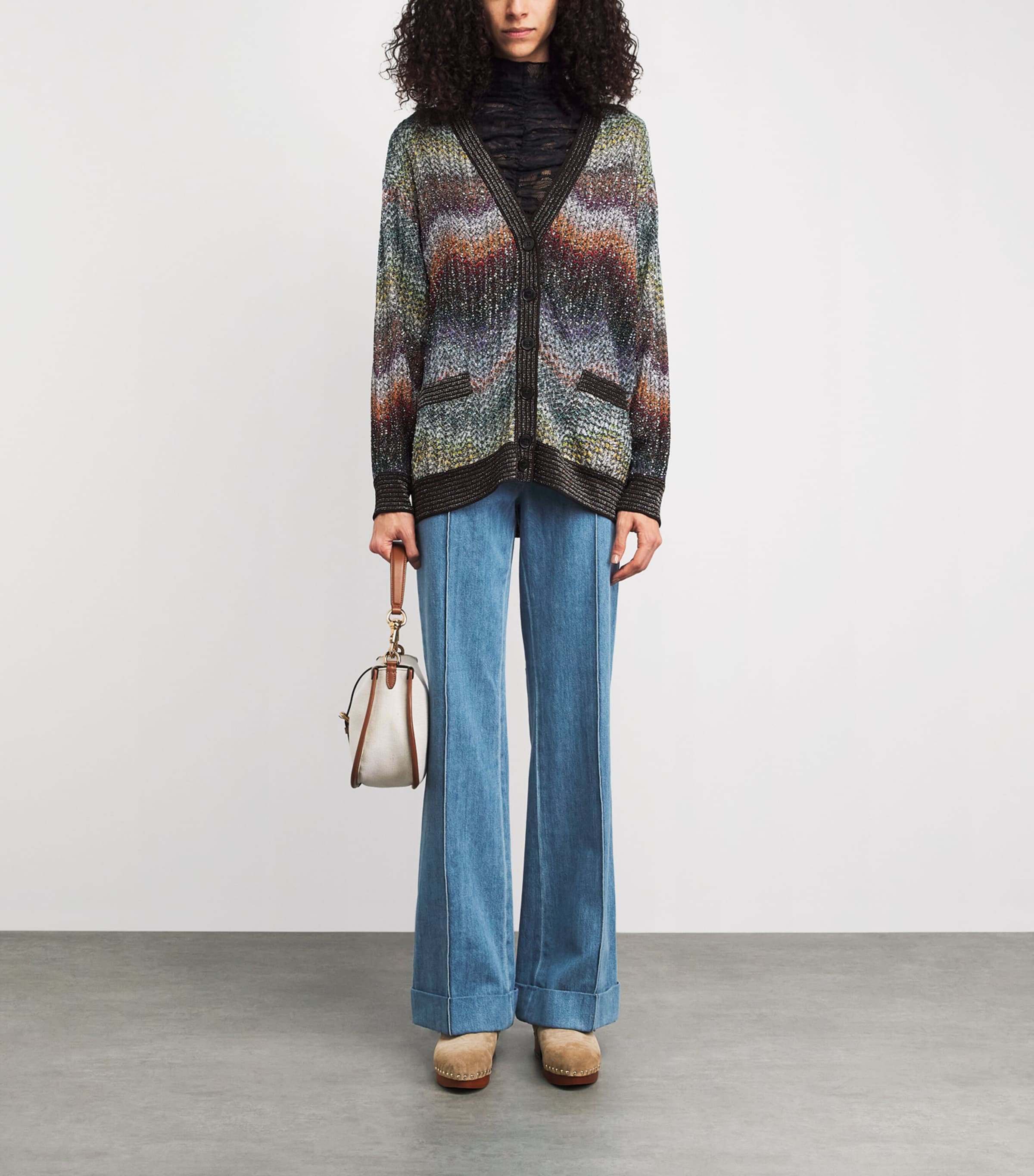 Missoni Womens Straight Jeans Med Blue Wash Image 2