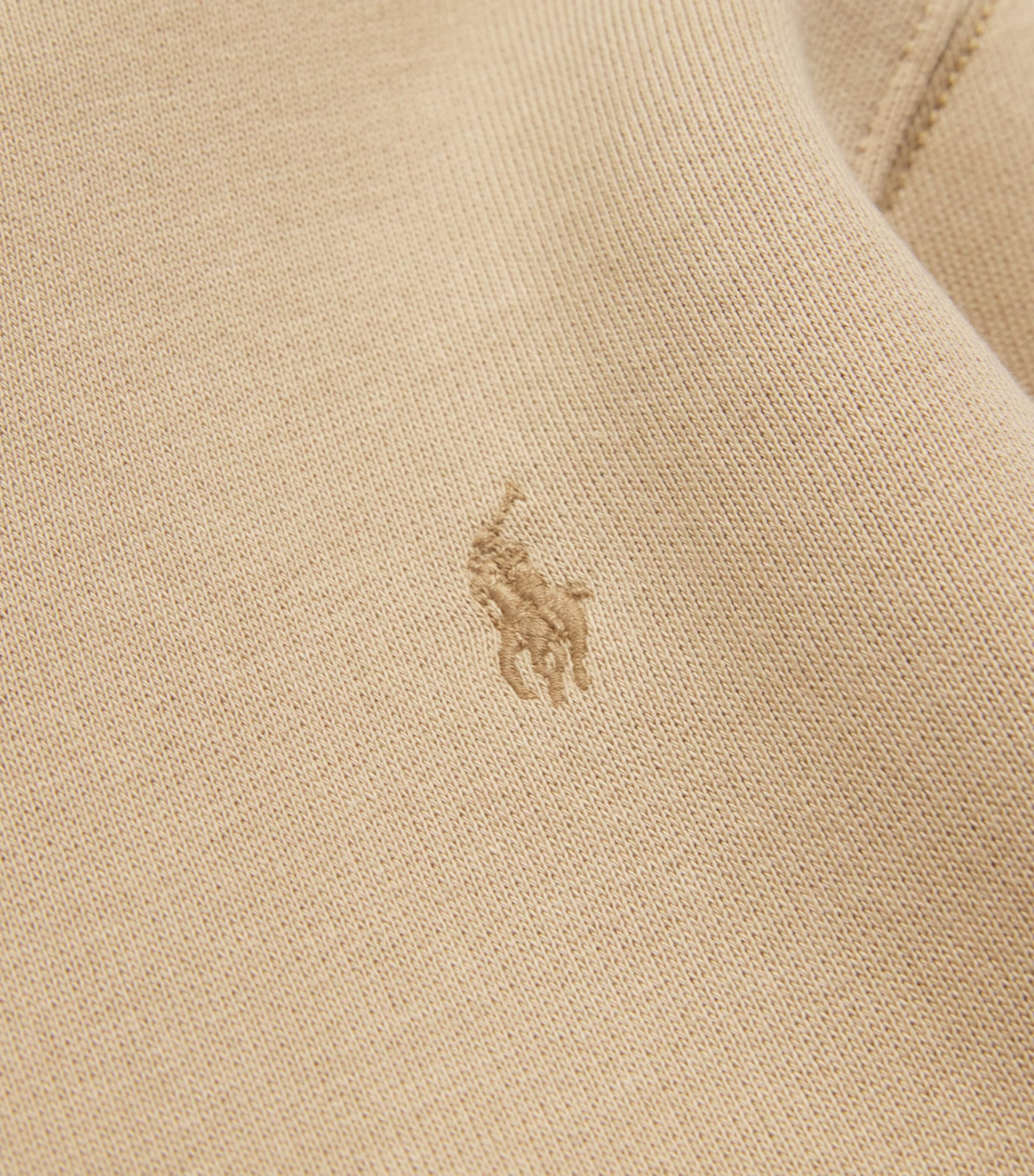 Ralph Lauren Kids Cotton-Blend Polo Pony Hoodie (6-14 Years) Khaki Image 3