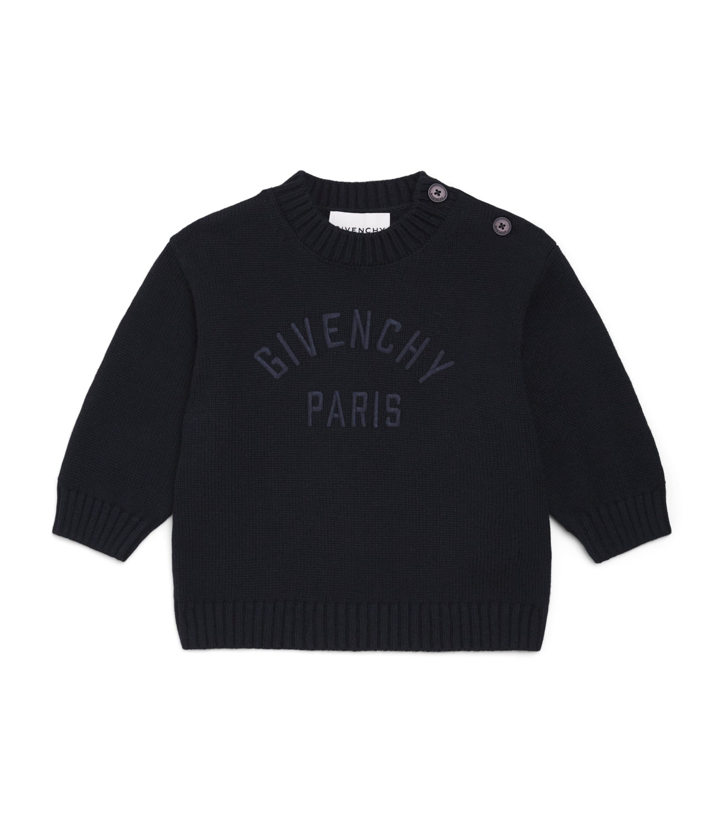 Givenchy Kids 코튼 캐시미어 로고 맨투맨
