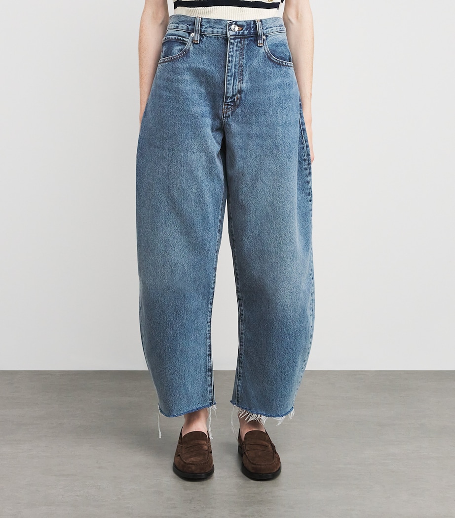 The Bubble Crop Jeans KNOCK OUT RAW FRAY Image 3