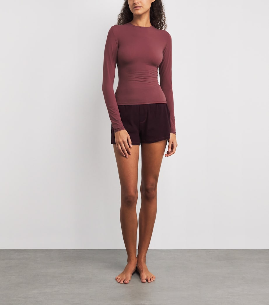 Fits Everybody Long-Sleeve T-Shirt BEET Image 2