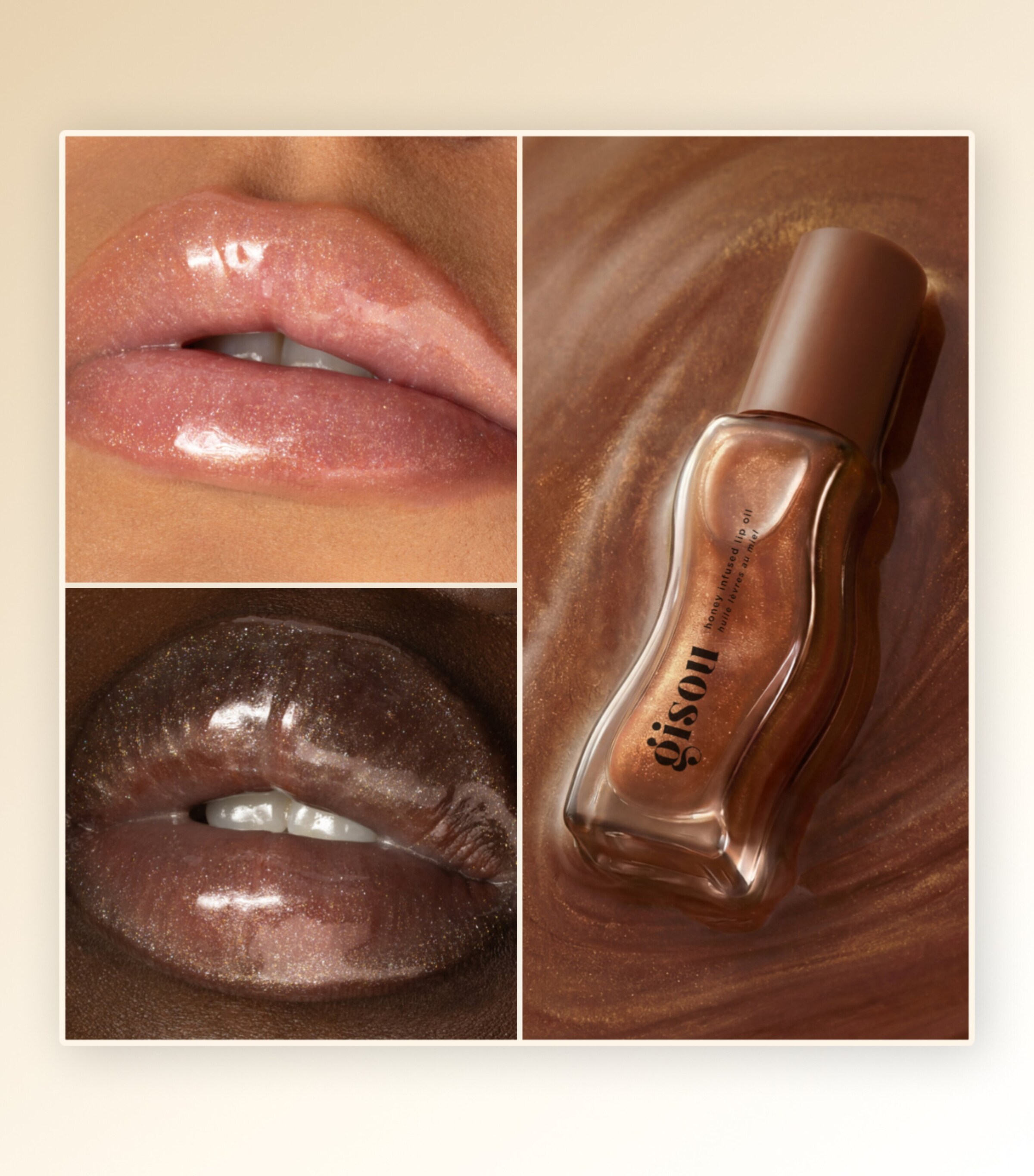 Gisou Honey Infused Lip Oil Coco Cacao Image 4
