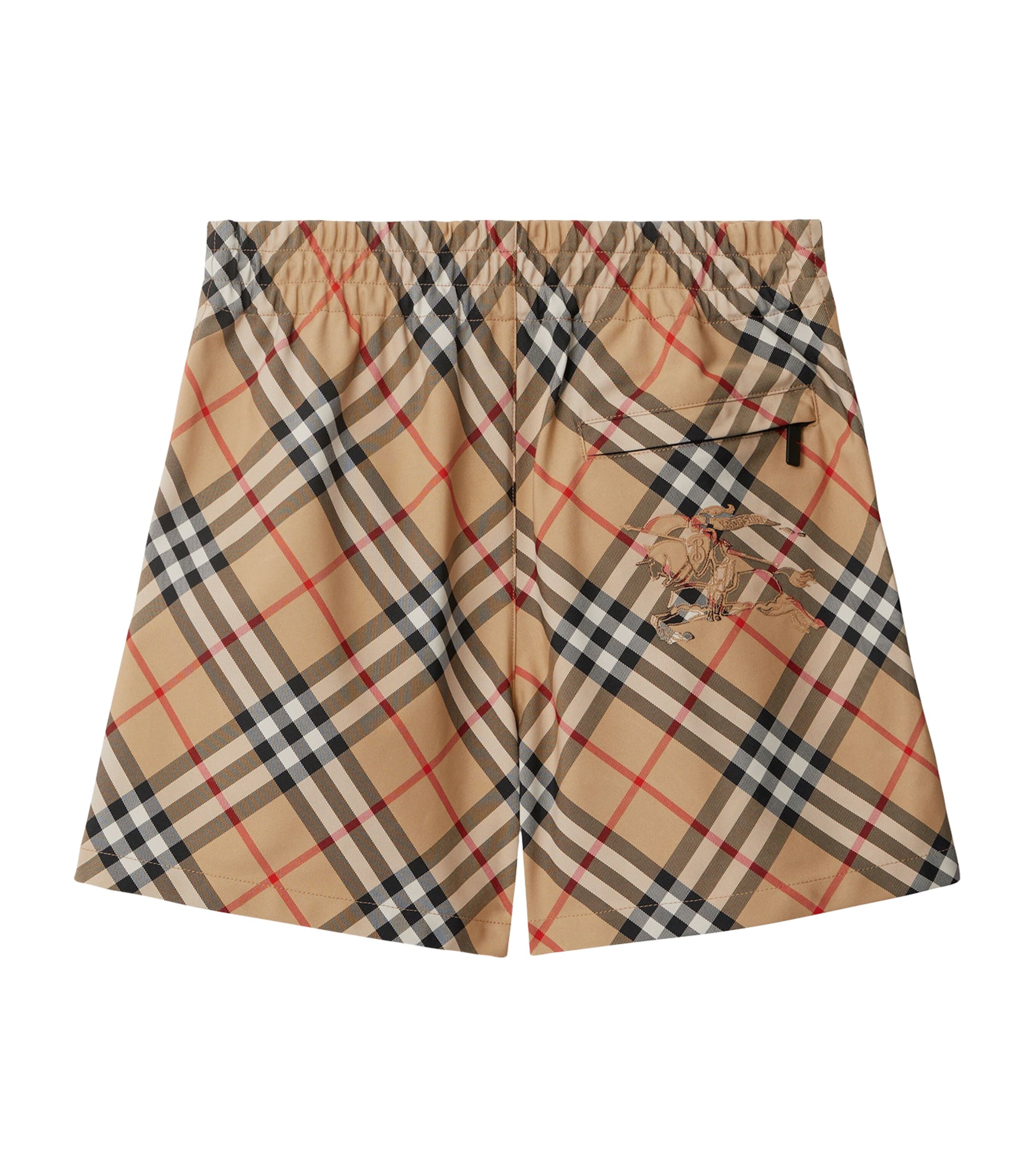 Burberry Womens Twill Check Shorts Sand Ip Check Image 2