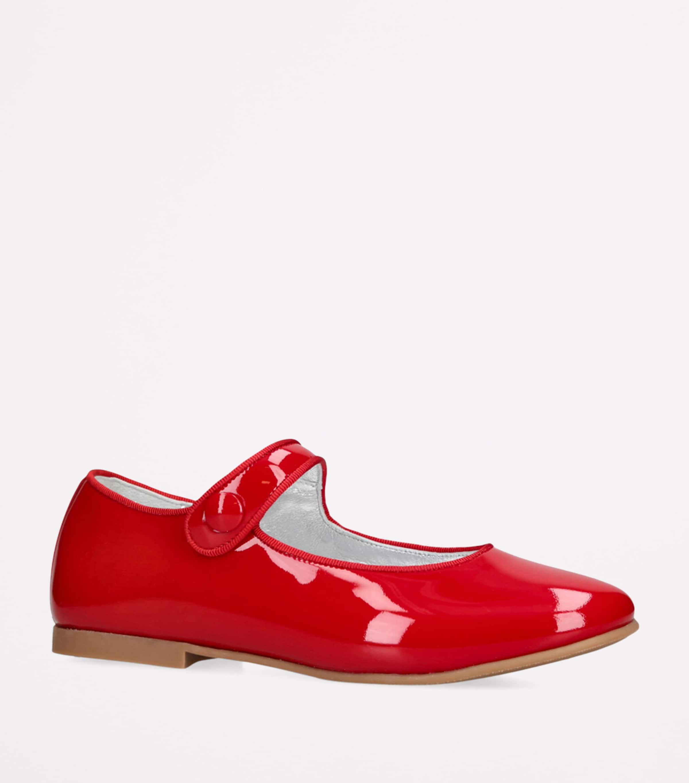 papouelli Patent Leather Angelica Mary Janes Red Image 3