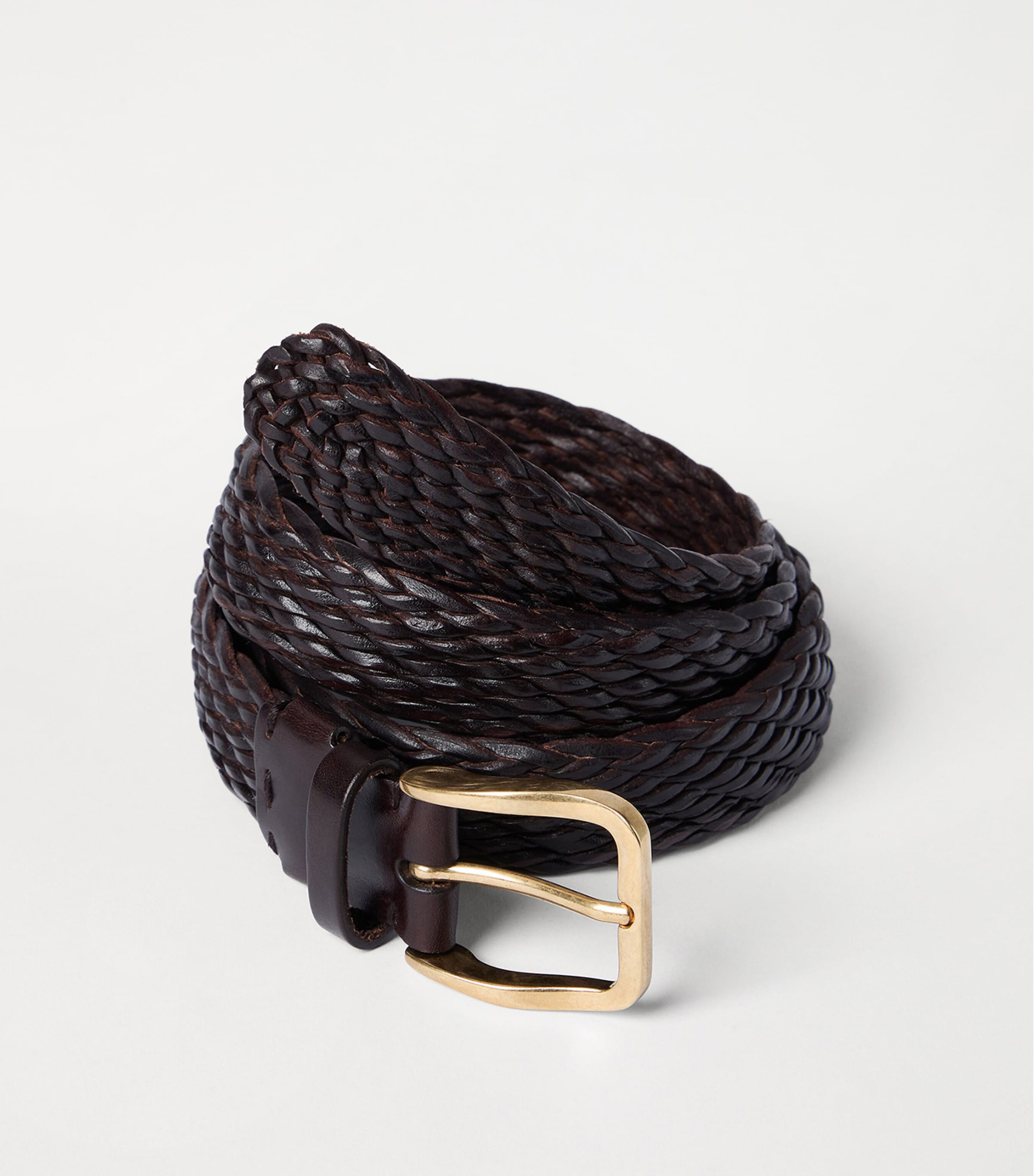 Brunello Cucinelli Calfskin Woven Belt Image 4