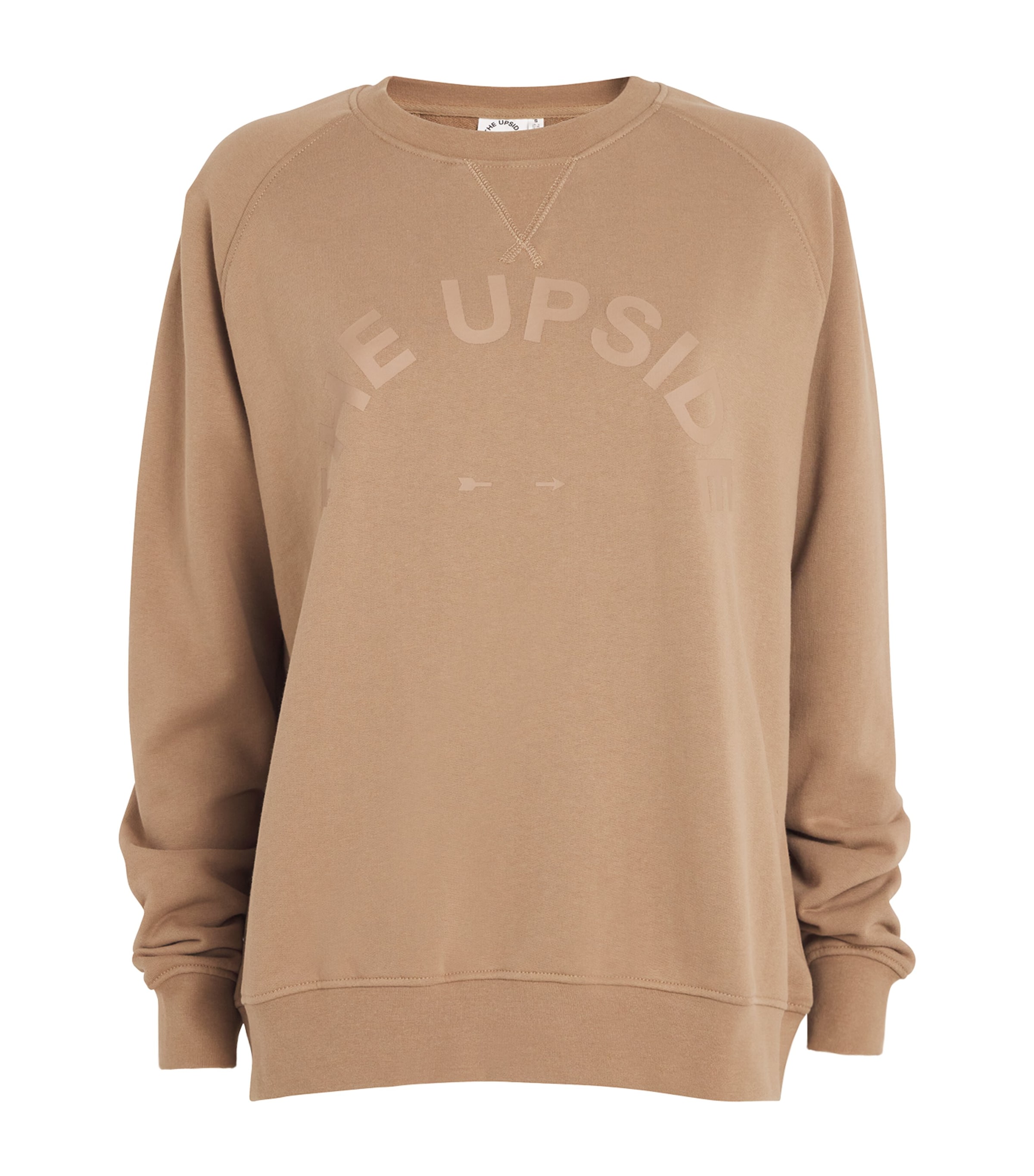 Shop The Upside Logo Newport Sweatshirt In Brown