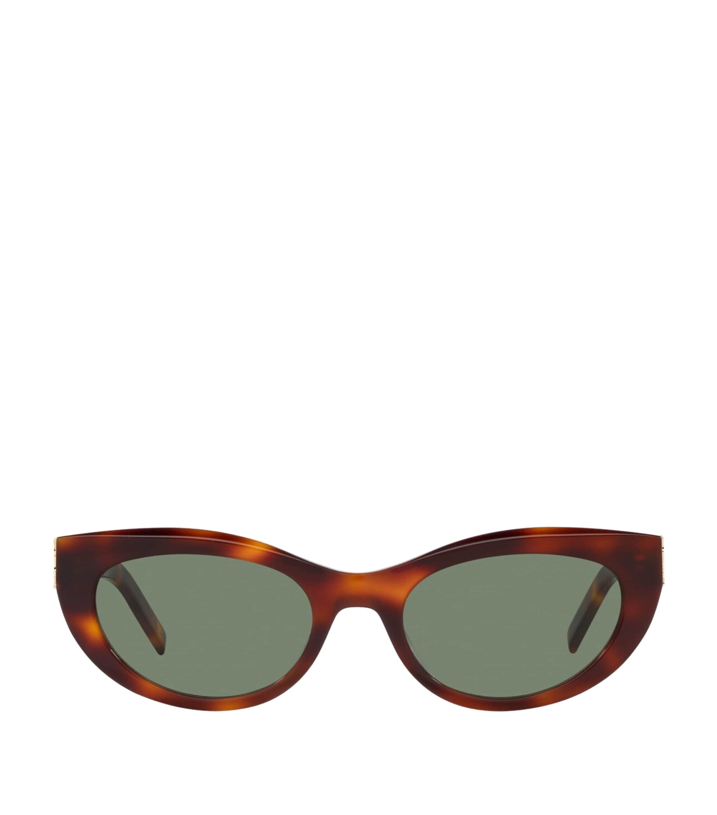 Saint Laurent Womens Brown Slm115 Cat-eye Tortoiseshell Acetate Sunglasses In Brown