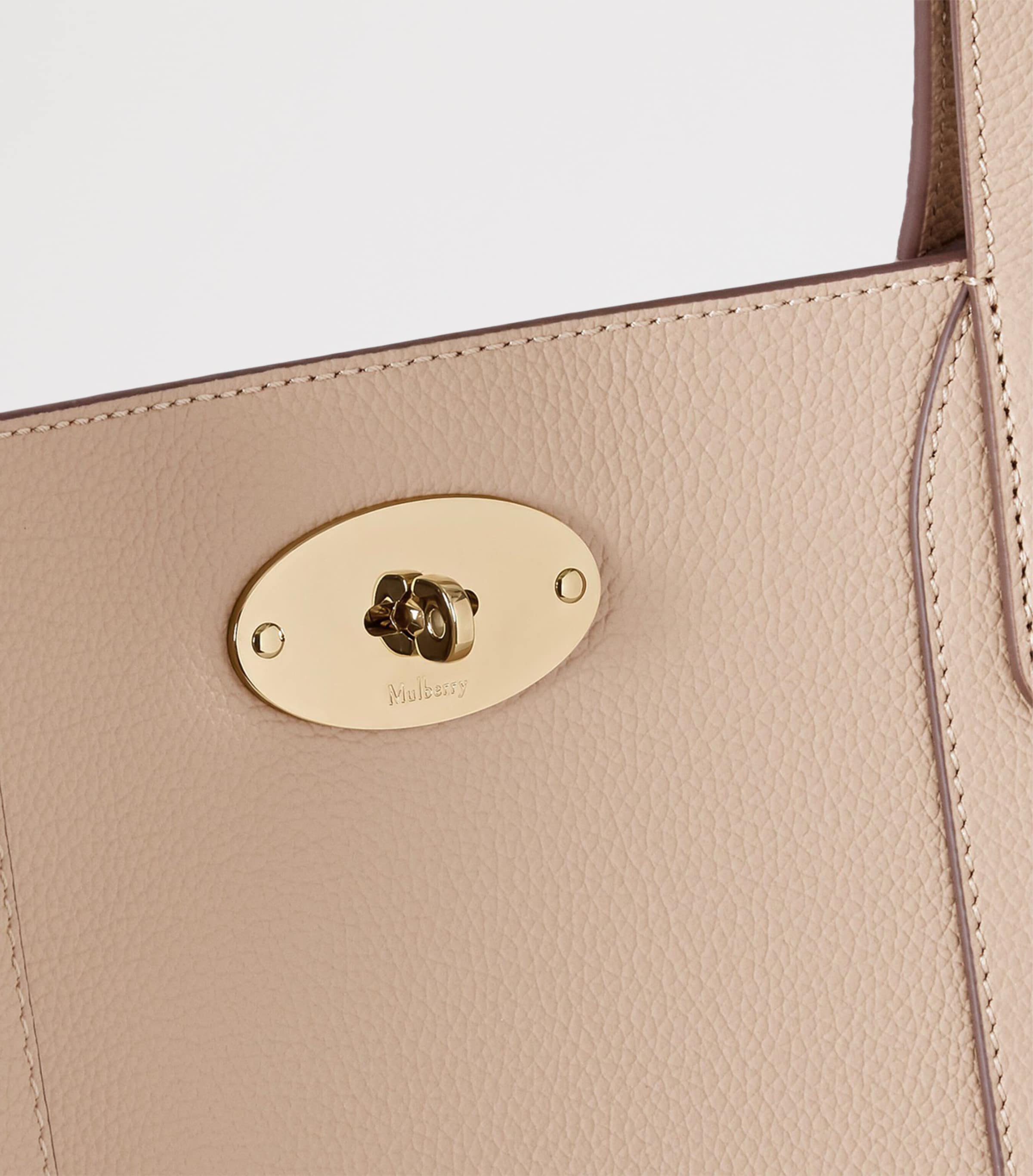 Small Leather Bayswater Tote Bag CRUMPET Image 5