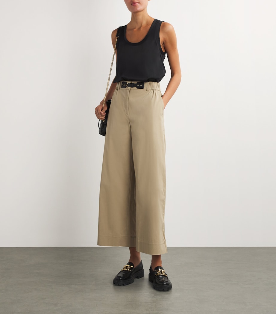 Stretch-Silk Tank Top BLACK Image 2