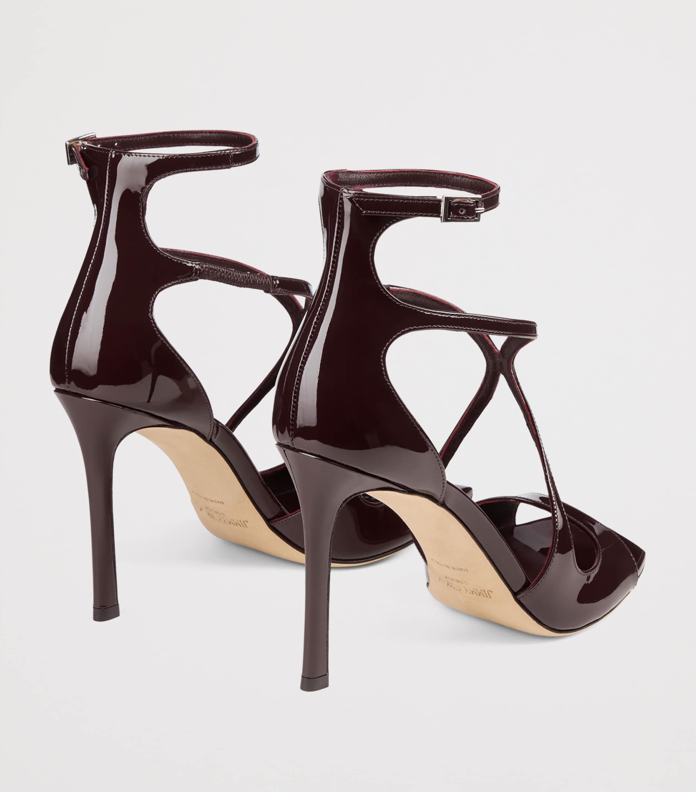 Azia 95 Leather Sandals DEEP MERLOT Image 3